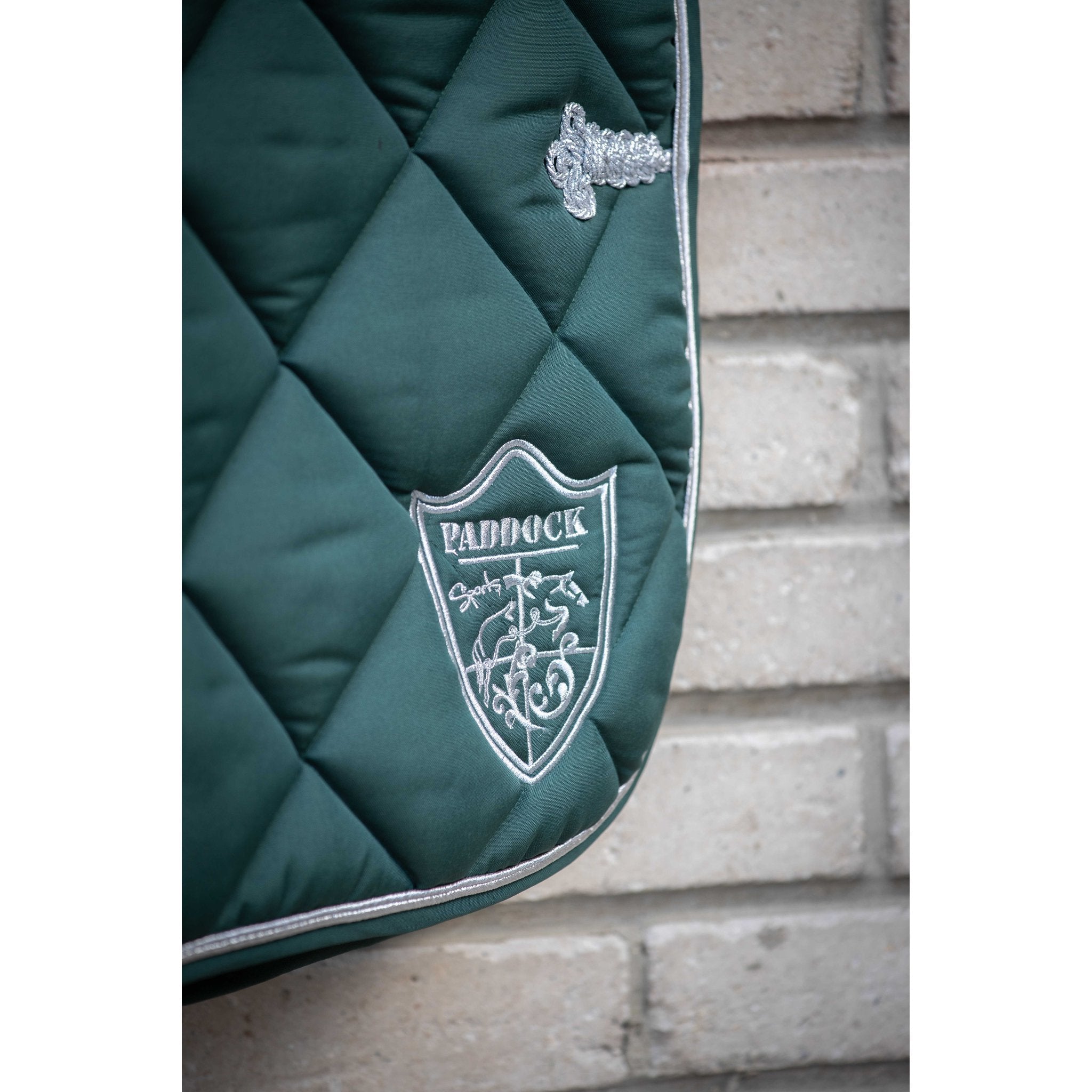 Paddock Sports Prem's Badge Dressage Saddle Pad Green - 204751009_ambi_1