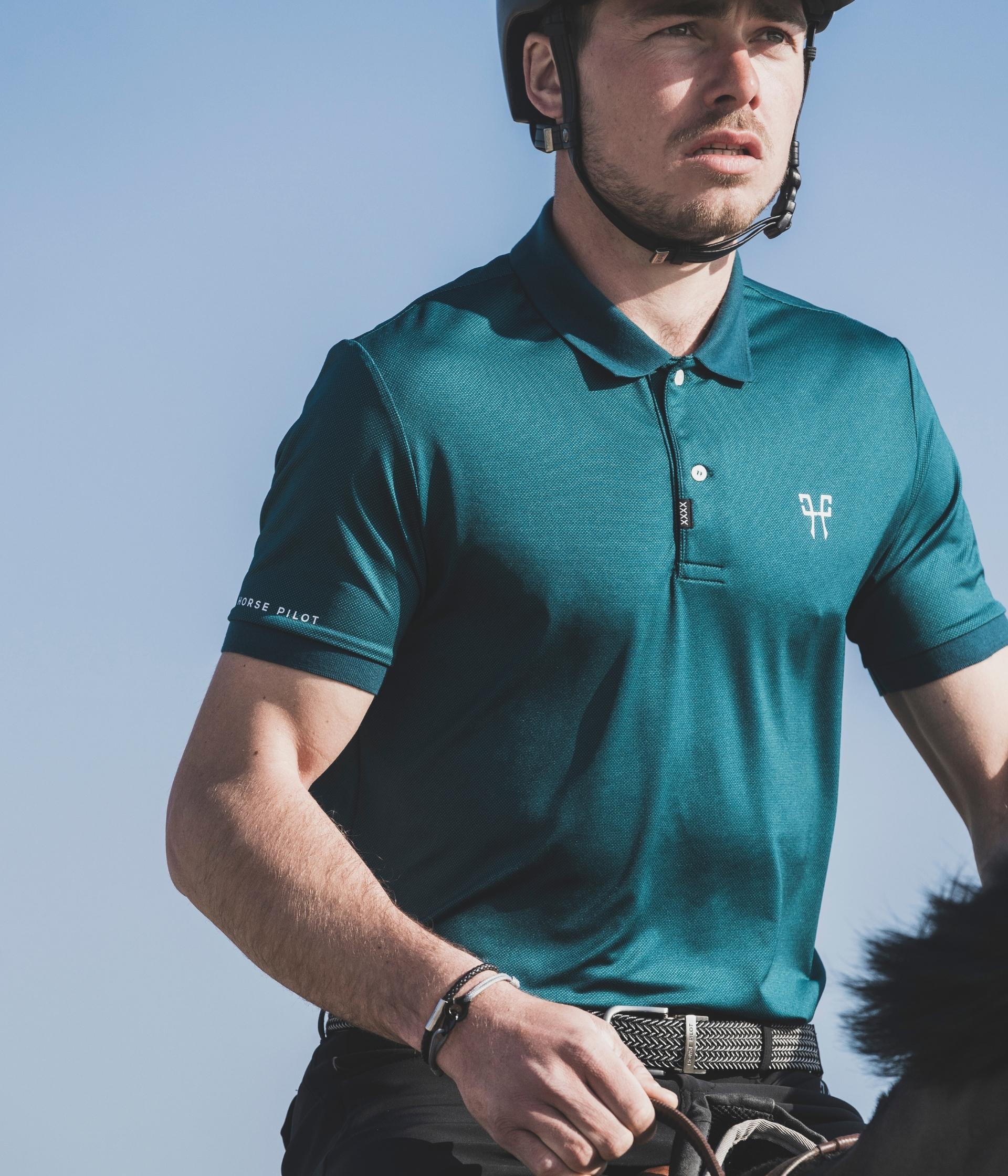 HORSE PILOT Atlas Polo Unisex - Green morocco