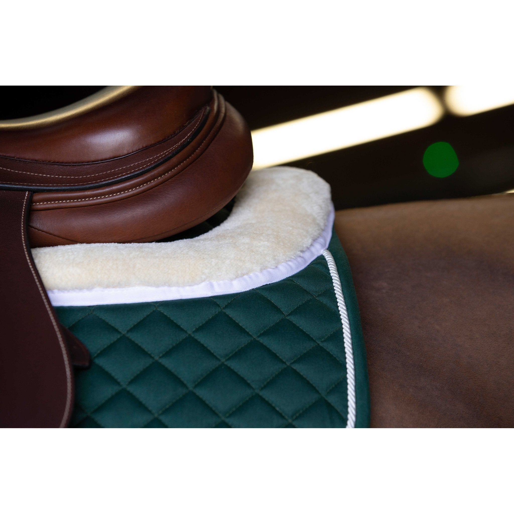 RIDING WORLD Saddle Pad/Half Pad Green - 204026008_ambi_2
