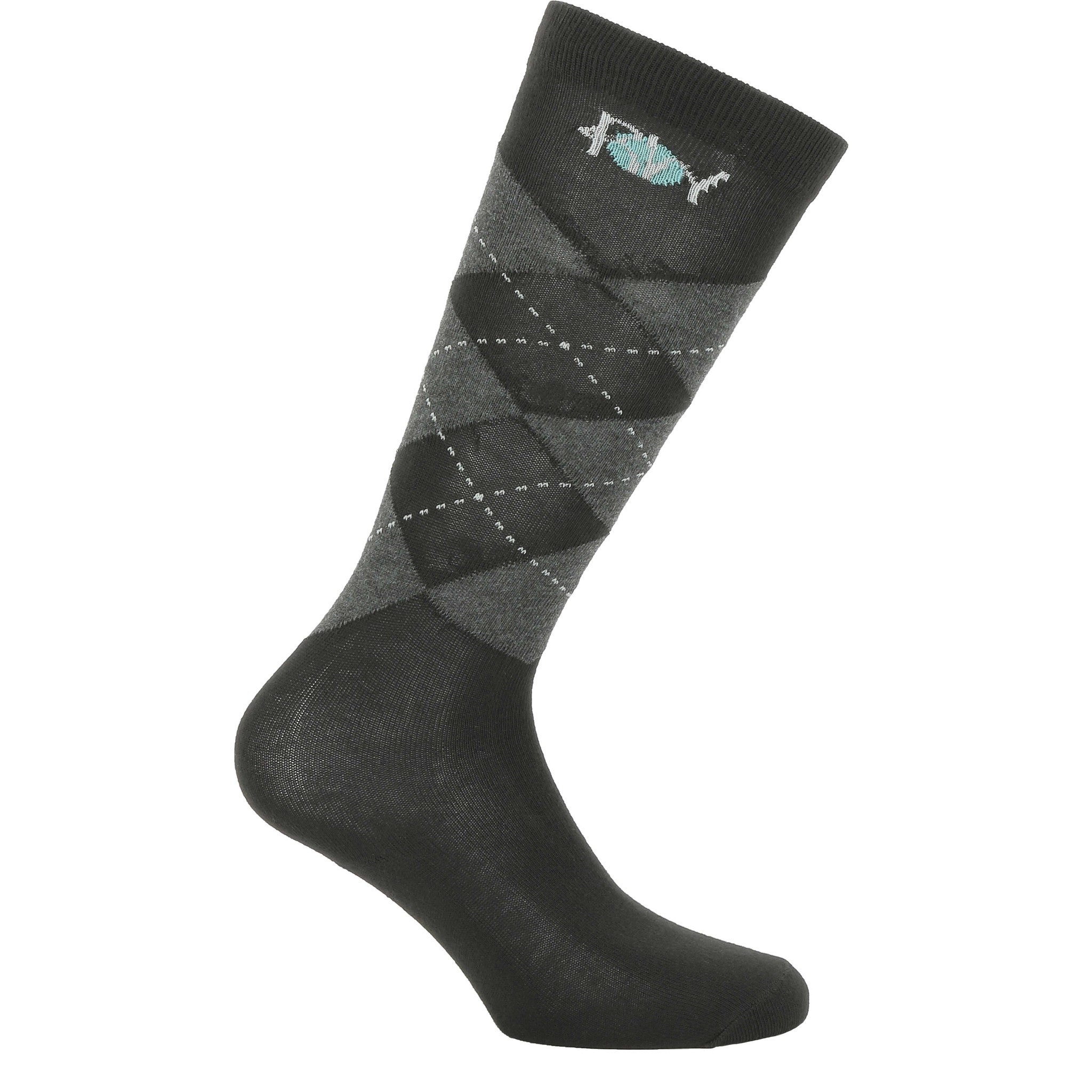 Riding World Losange Socks - Black - 986356002_packshot_1