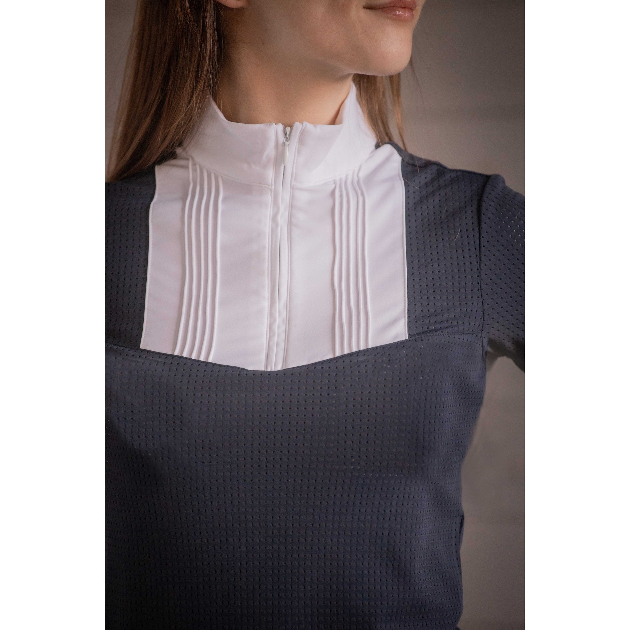 Penelope Florence Mesh Competition Polo - Women's Navy blue - 987924071_ambi_6