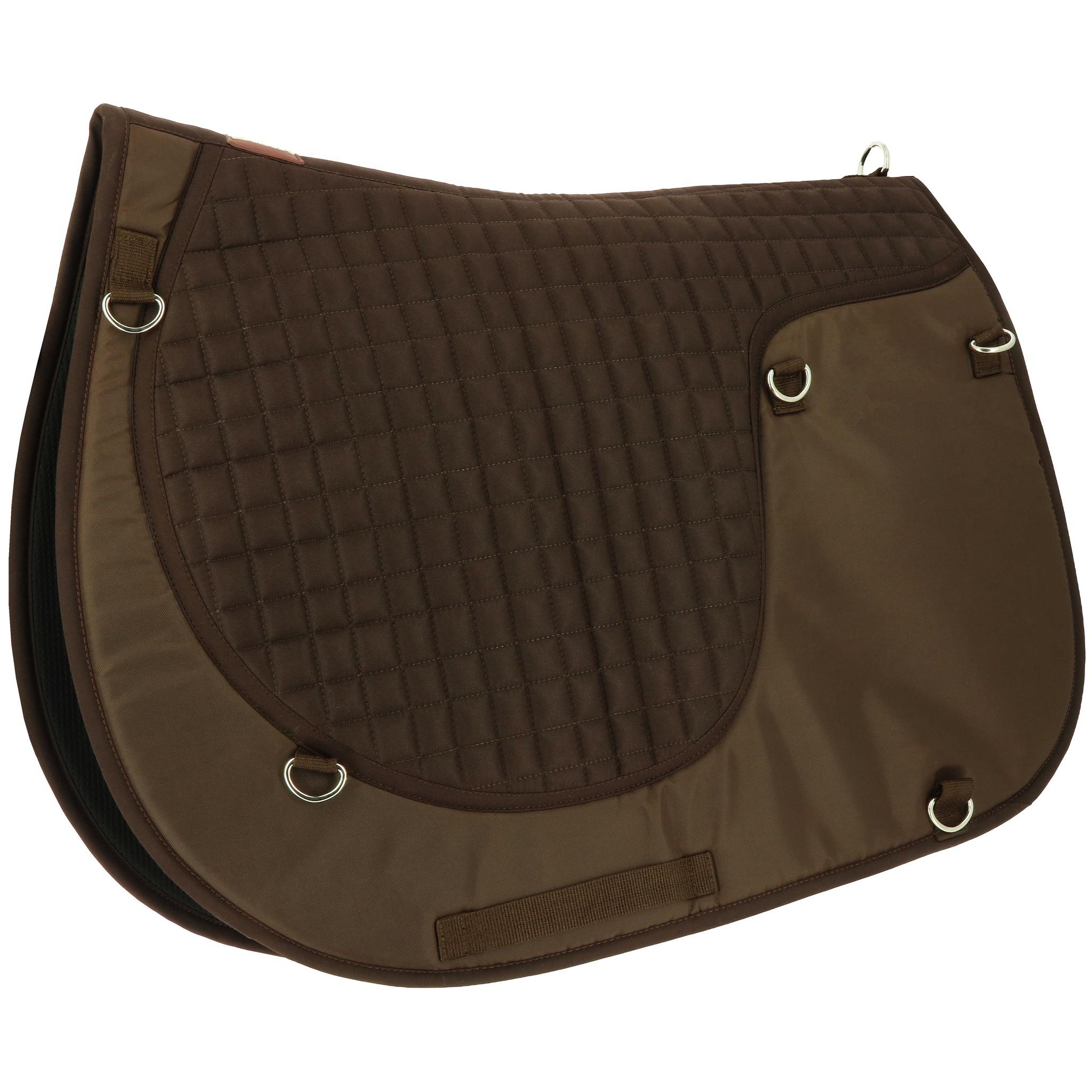 Randol's Trail Riding Pad with 4 Pouches Brown 204482304