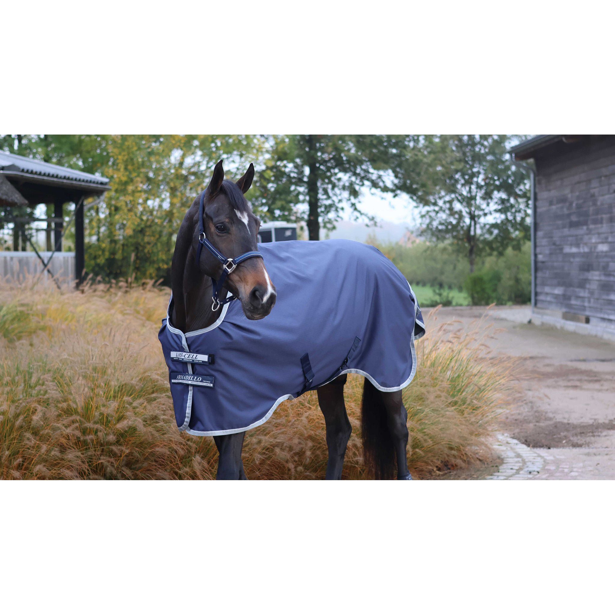 Lami-Cell Armadillo 1200D Turnout Sheet Navy blue/grey 400867063