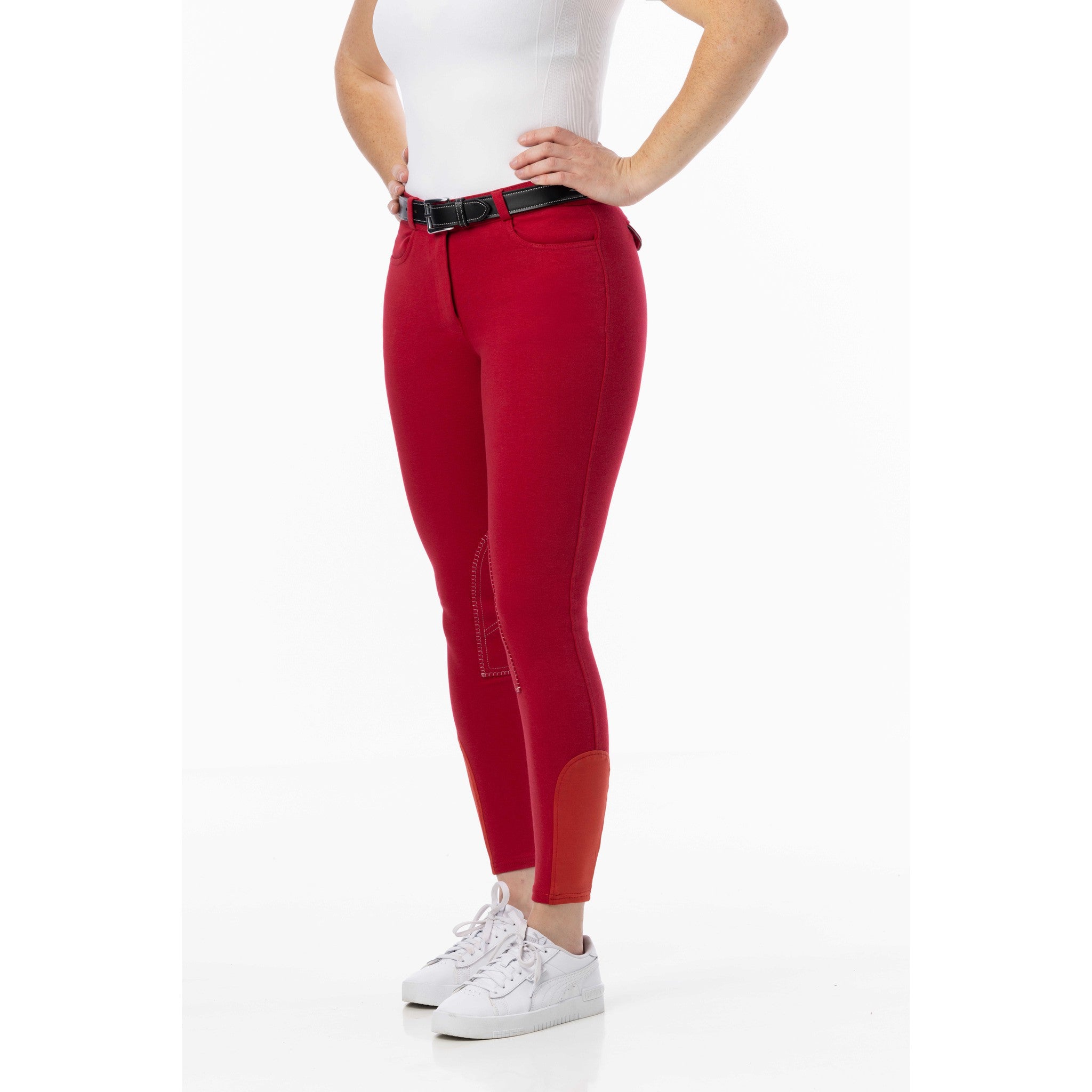 Riding World Alexandrie Breeches - Ladies Red 989412336