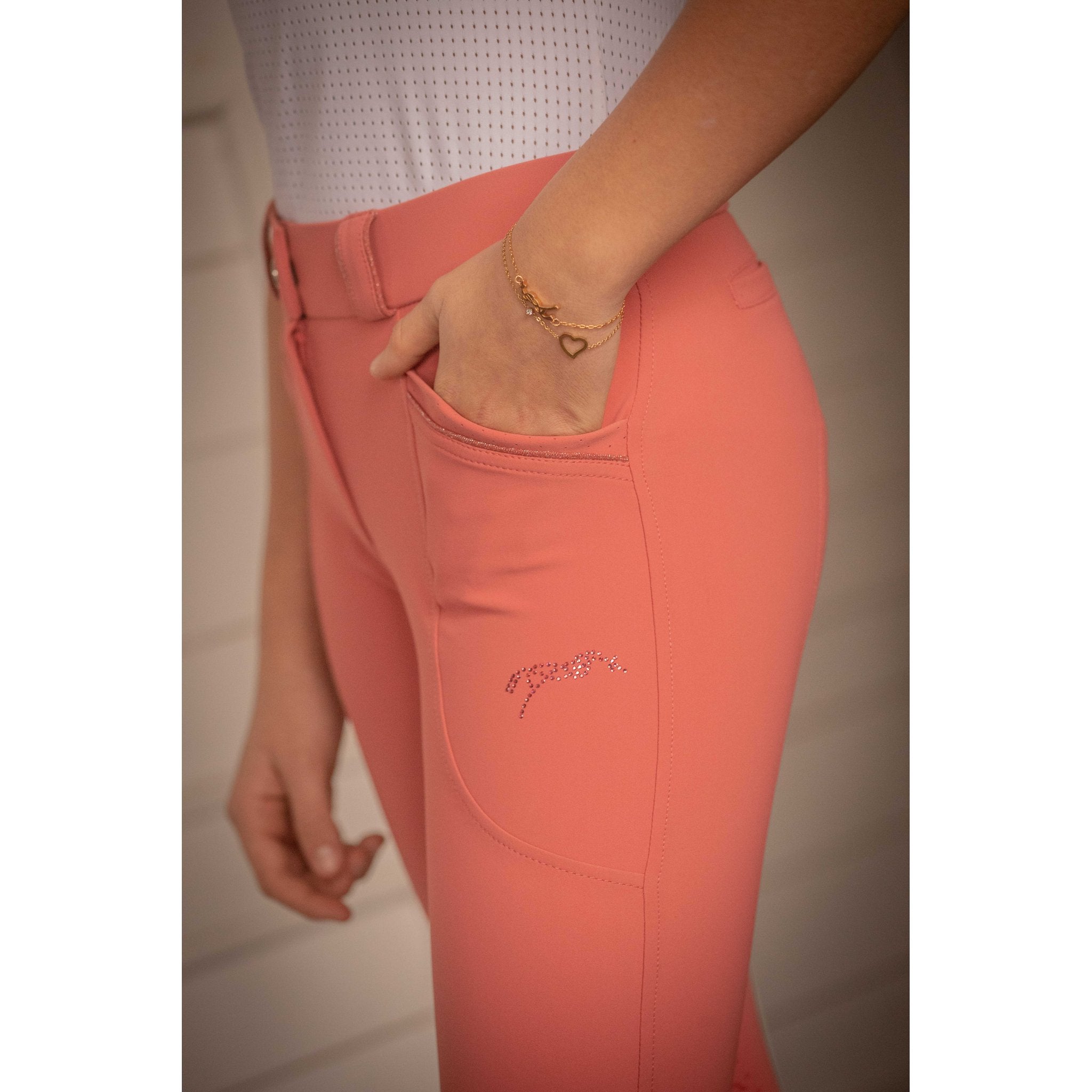 Eden by Pénélope Sybille Riding Breeches - Children Antique pink - 980901312_ambi_4