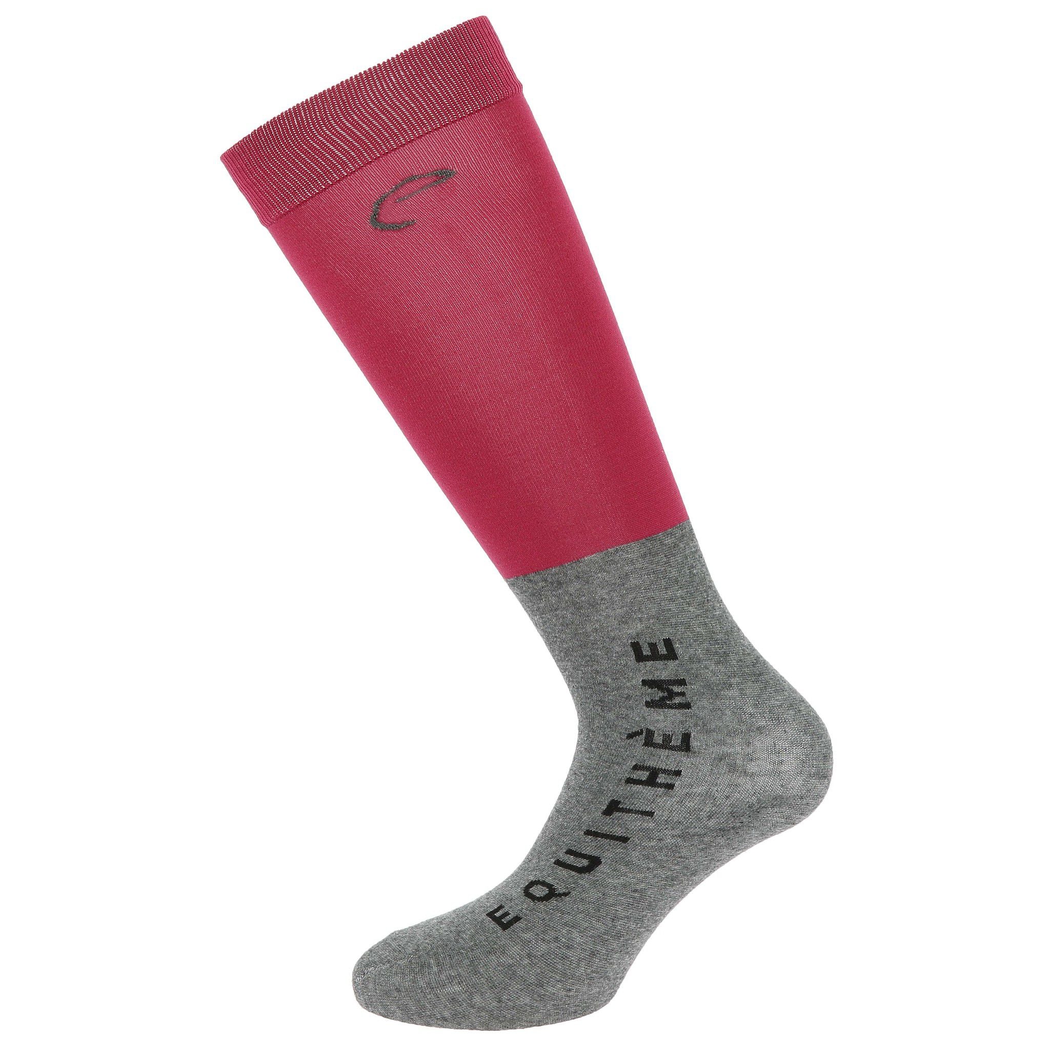 EQUITHÈME Competition Socks Burgundy 986116331