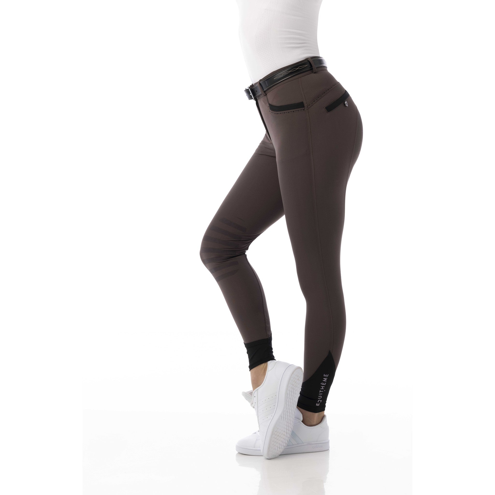 EQUITHÈME Safir Breeches - Ladies - Brown/black - 979357436_ambi_7