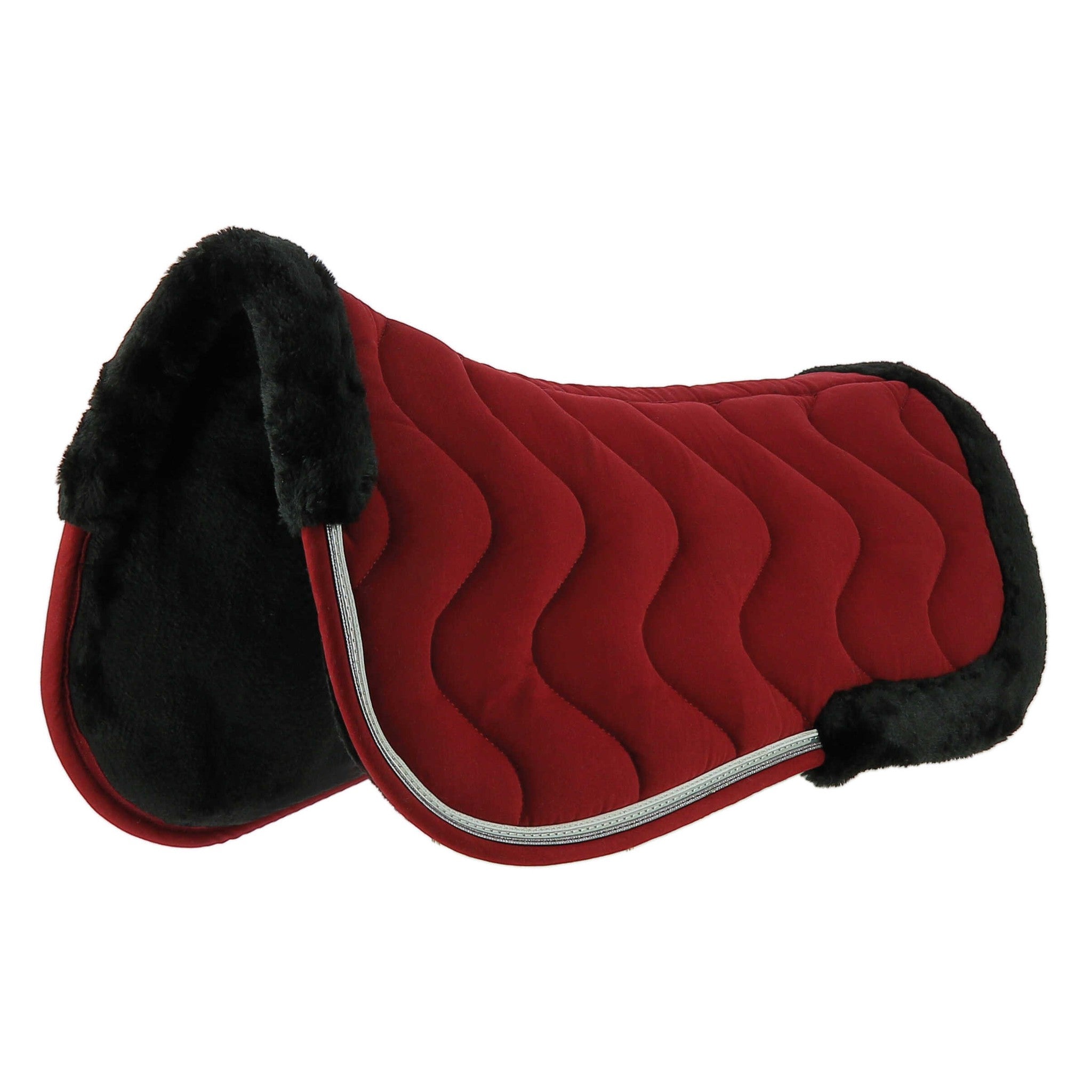 EQUITHÈME Jump Pro Back Pad Burgundy - 206068033_packshot_1