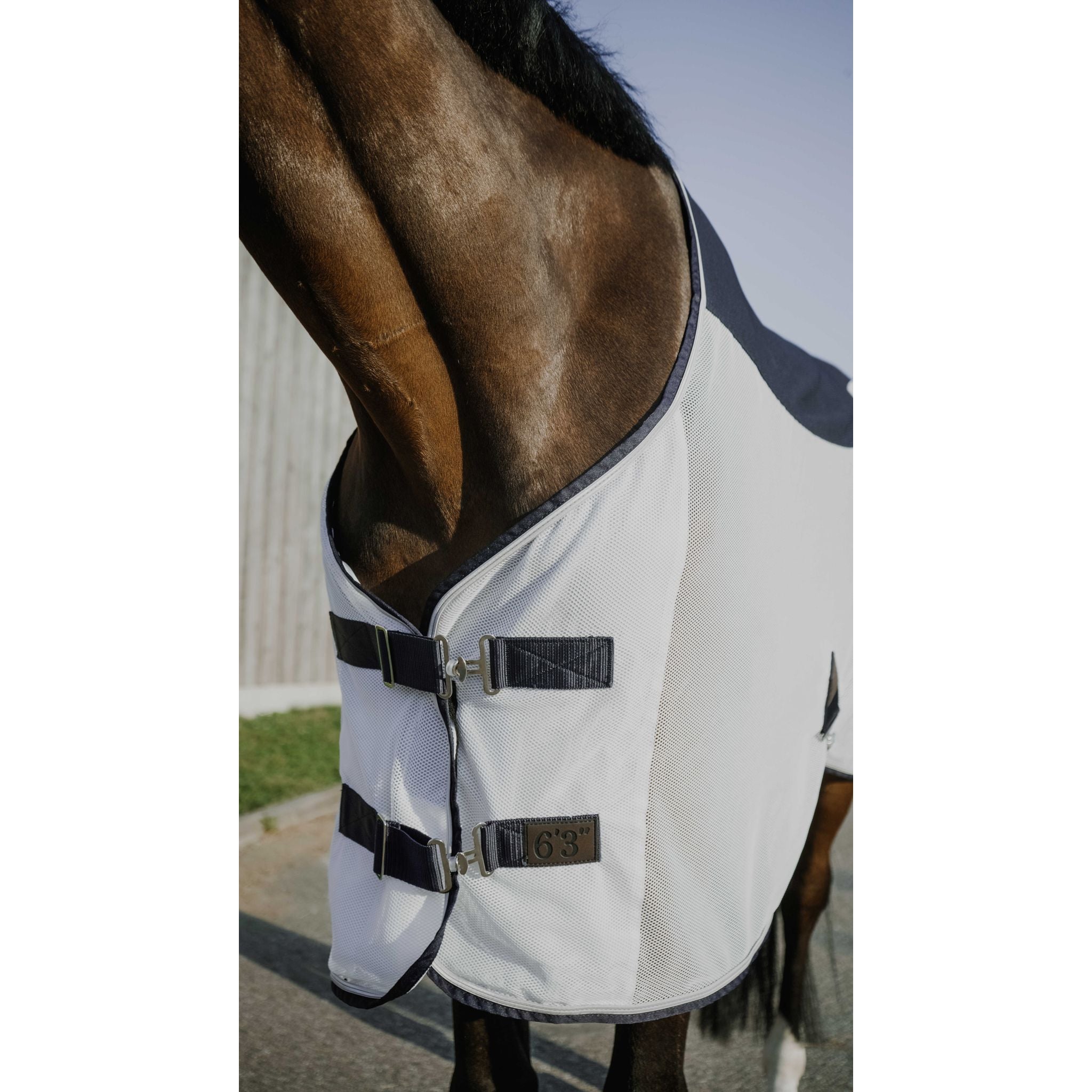 EQUITHÈME Flycool Sheet Navy/white - 400003063_zoom_1