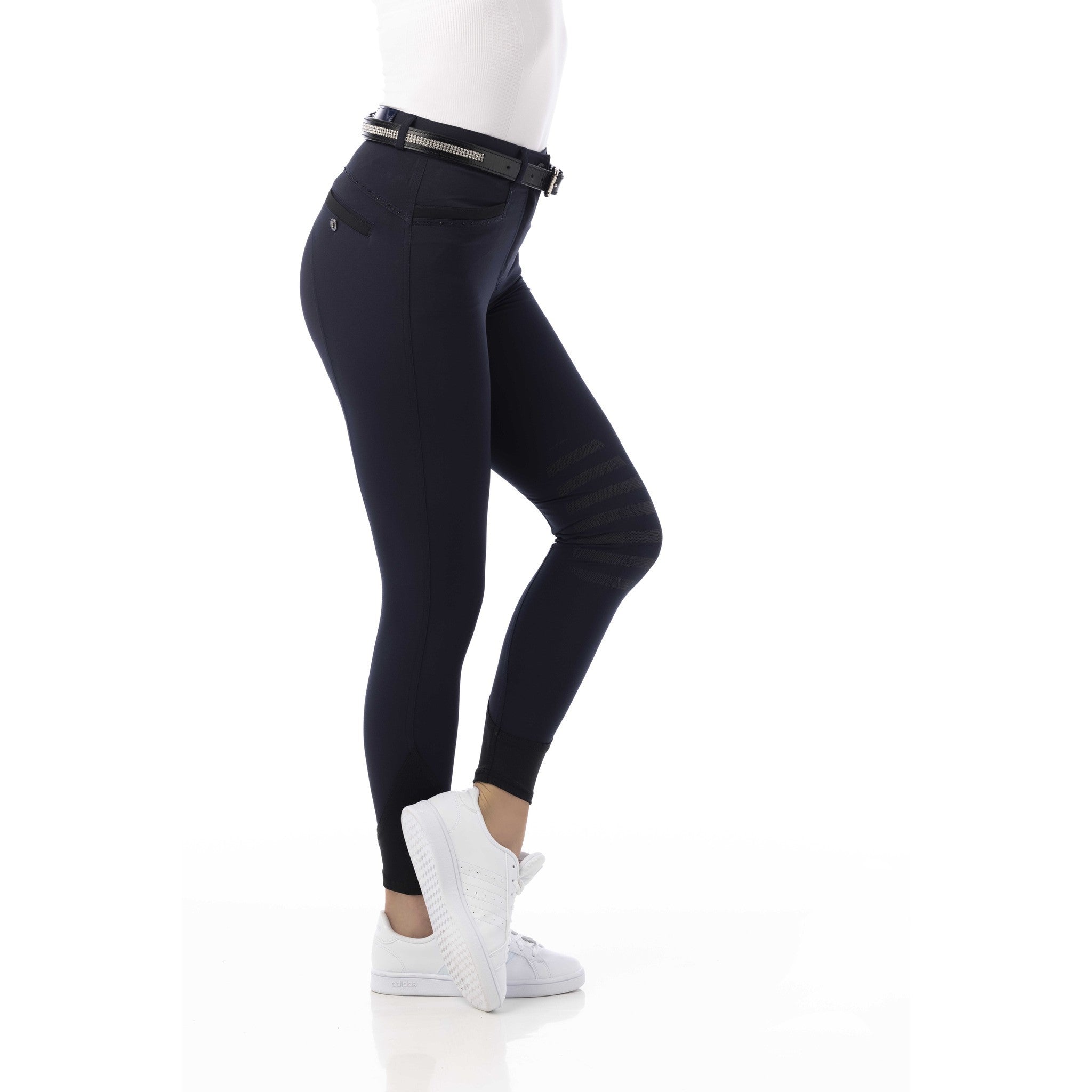 EQUITHÈME Safir Breeches - Ladies Navy blue/black 979357736