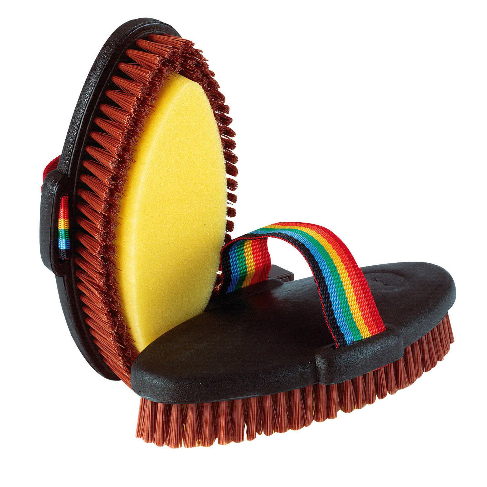 Hippo-Tonic Sponge/brush with PVC back Multicolour 700152