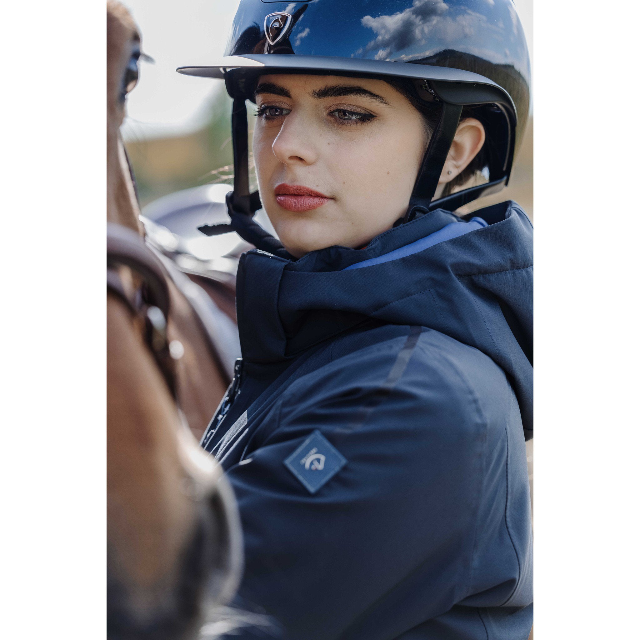 EQUITHÈME Maguy Parka - Ladies Navy blue 978722072