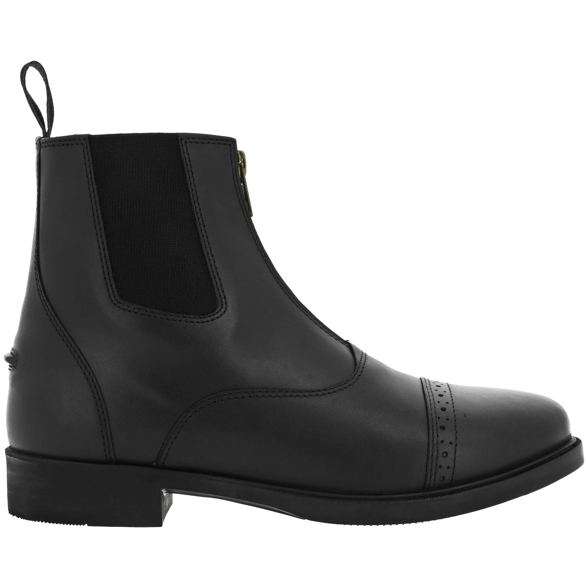EQUITHÈME Dermo Dry waxed boots with elastics Black 914060039