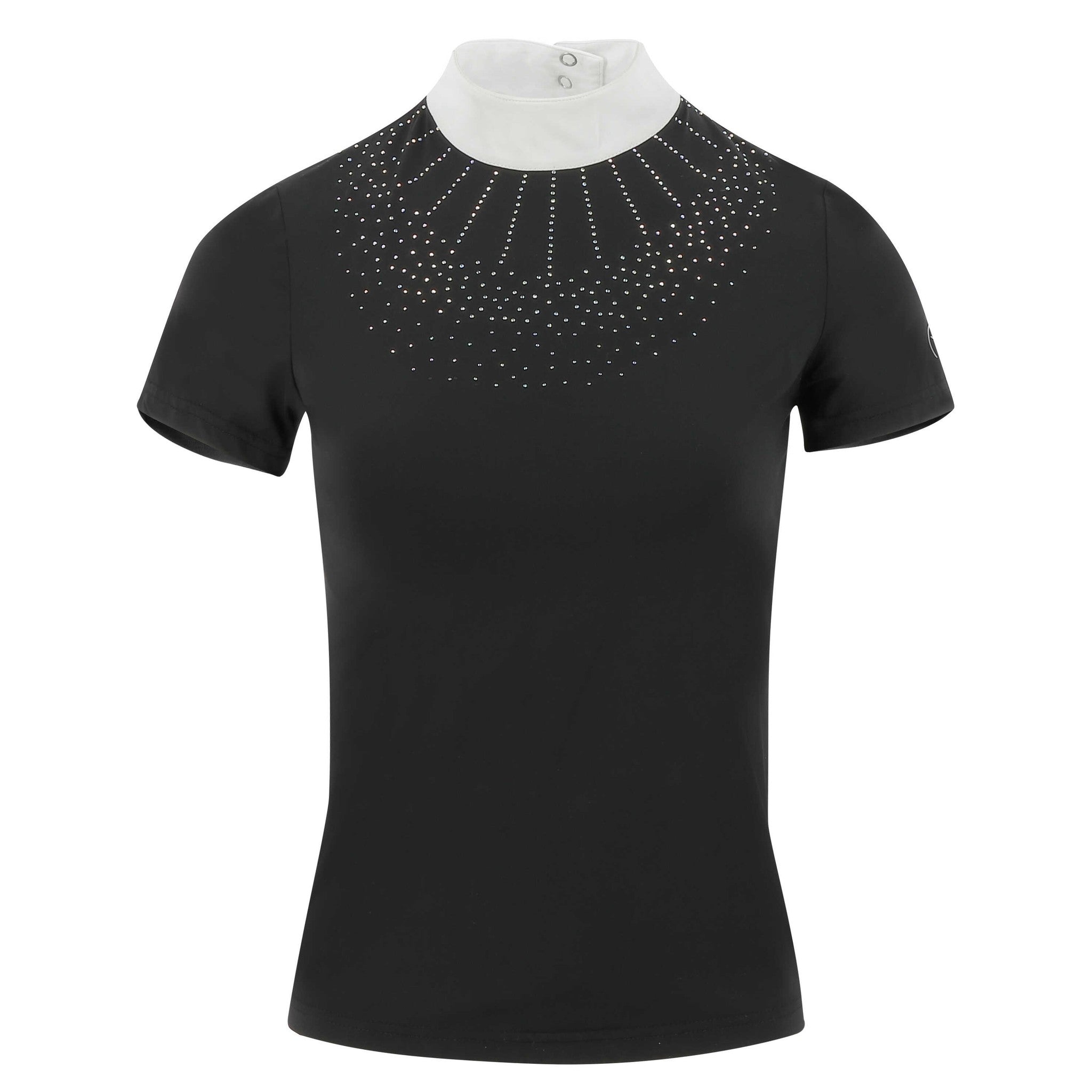 EQUITHÈME London Show Polo shirt - Ladies - Black - 962077022_packshot_3