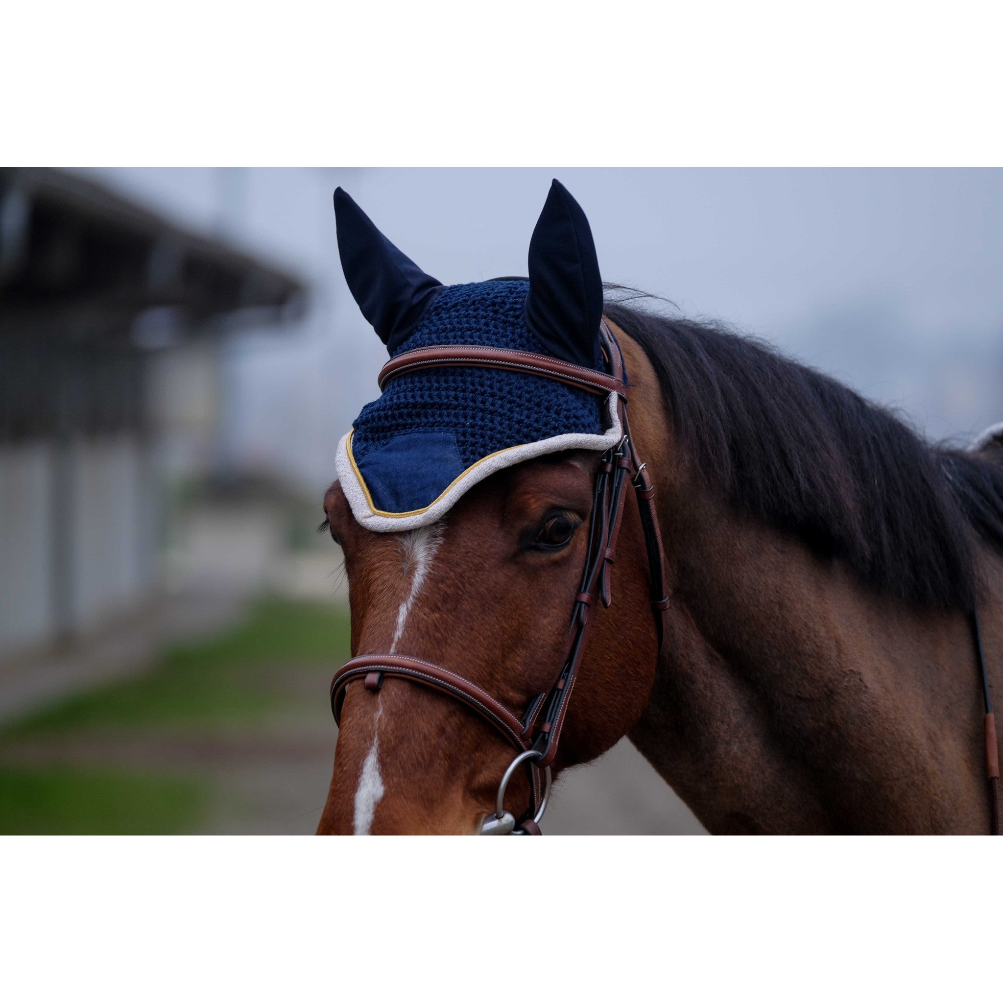 EQUITHÈME Denim fly veil Navy blue 306974007