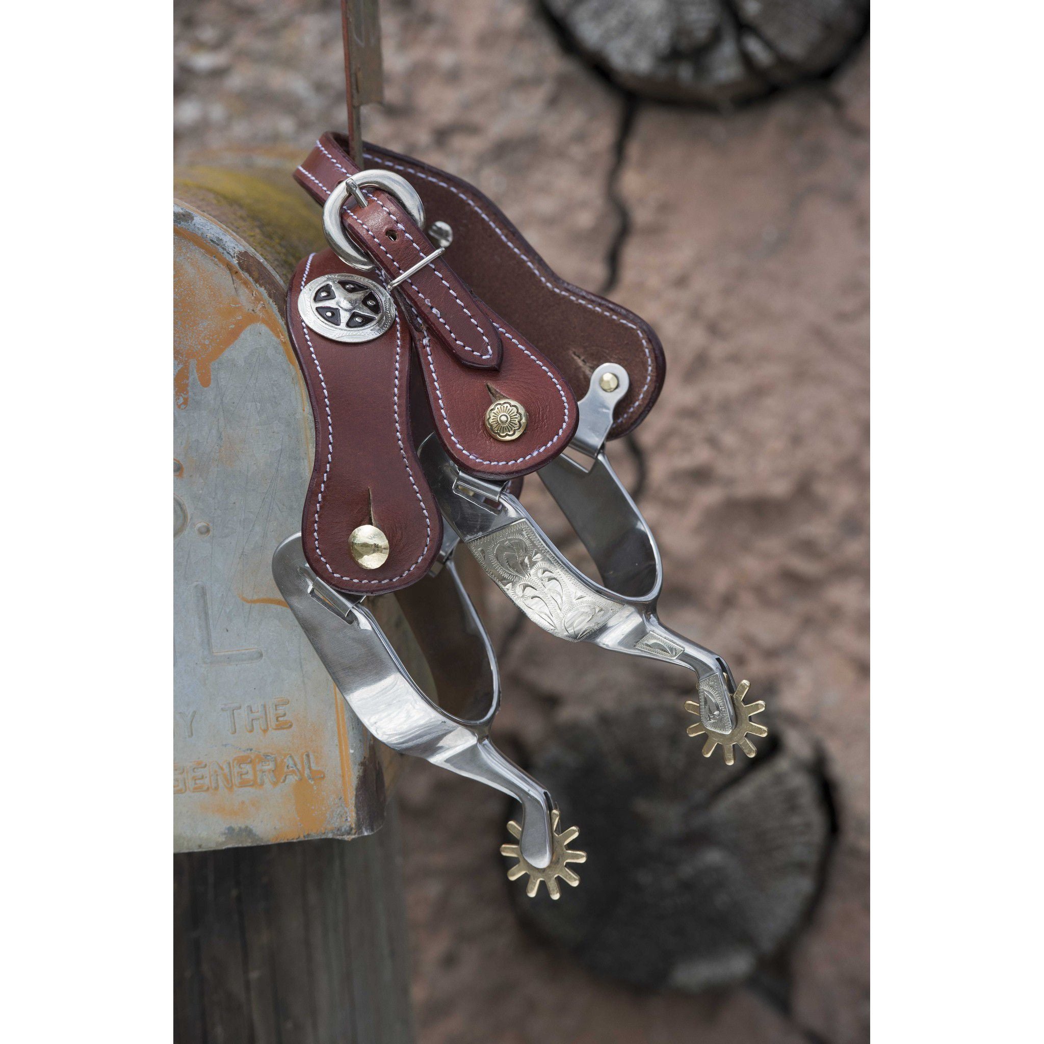 Westride Sheriff Western spur straps Brown 922024018