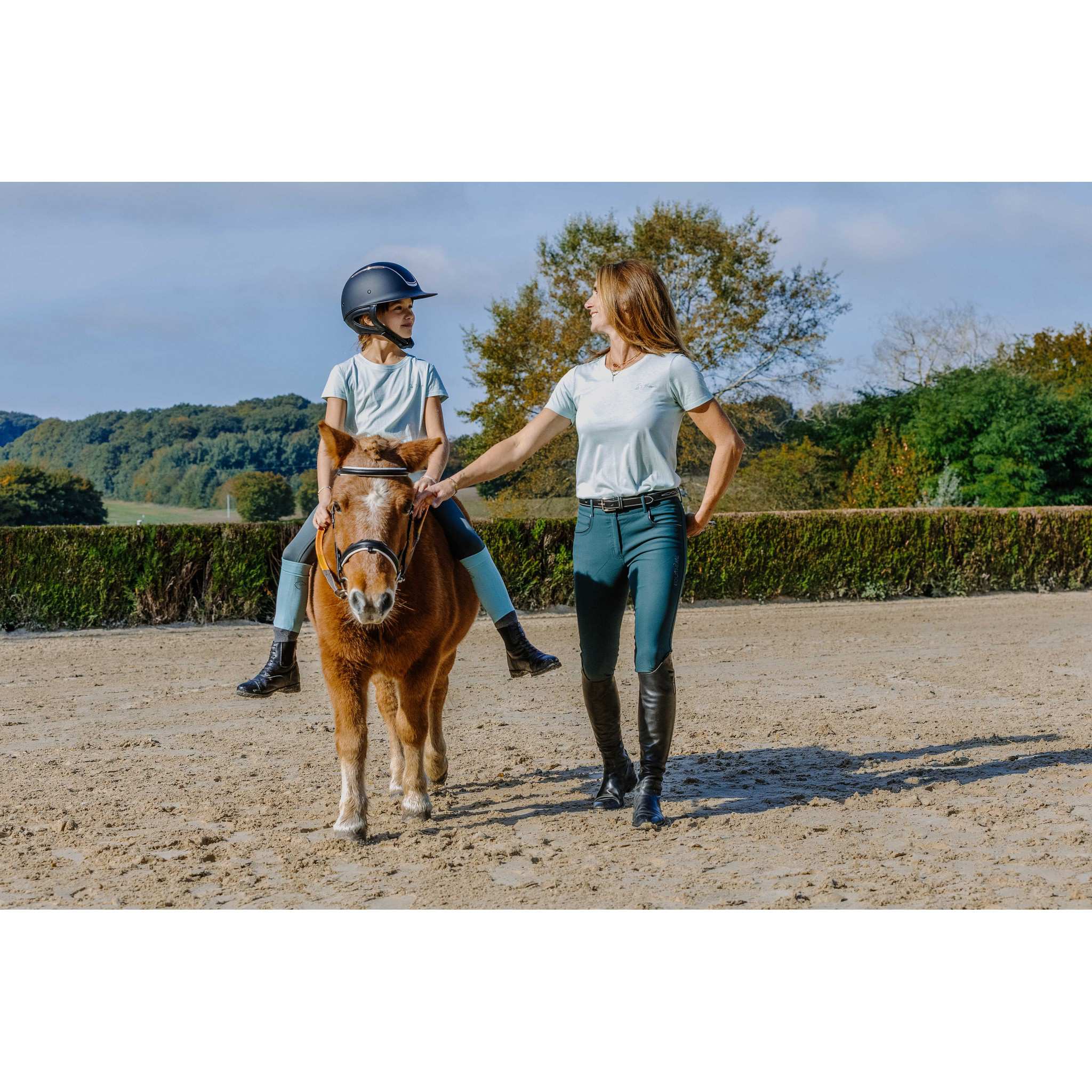 "Je t’aime" EQUITHÈME T-Shirt – Bonnie Mint/green 963098182