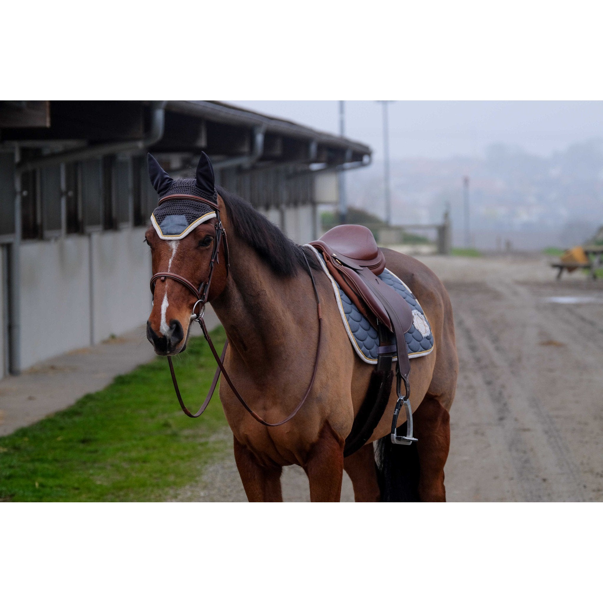 EQUITHÈME Denim fly veil Grey 306974011