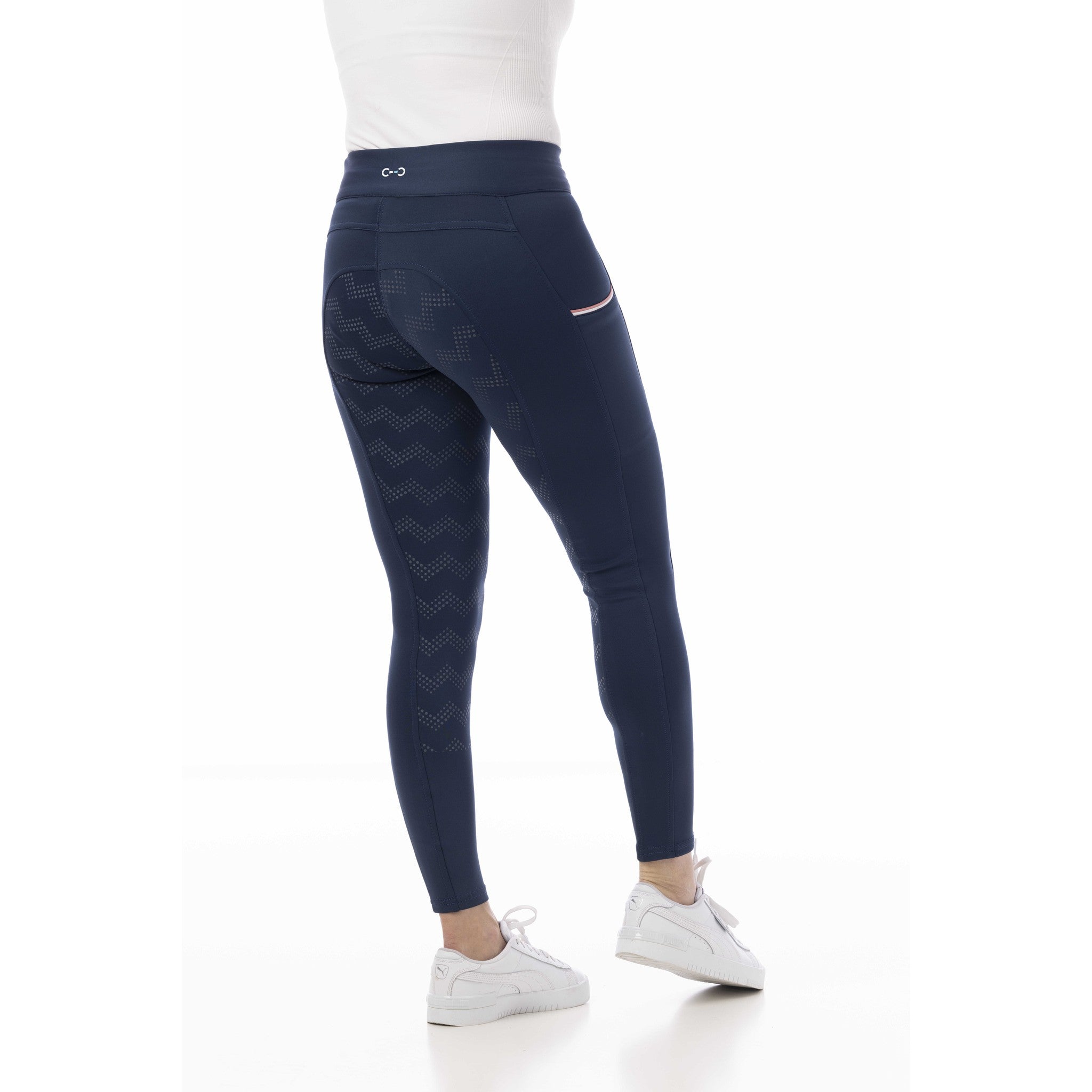 Riding World Agadir Silicone Seat Leggings - Women's Navy blue - 989501736_packshot_4