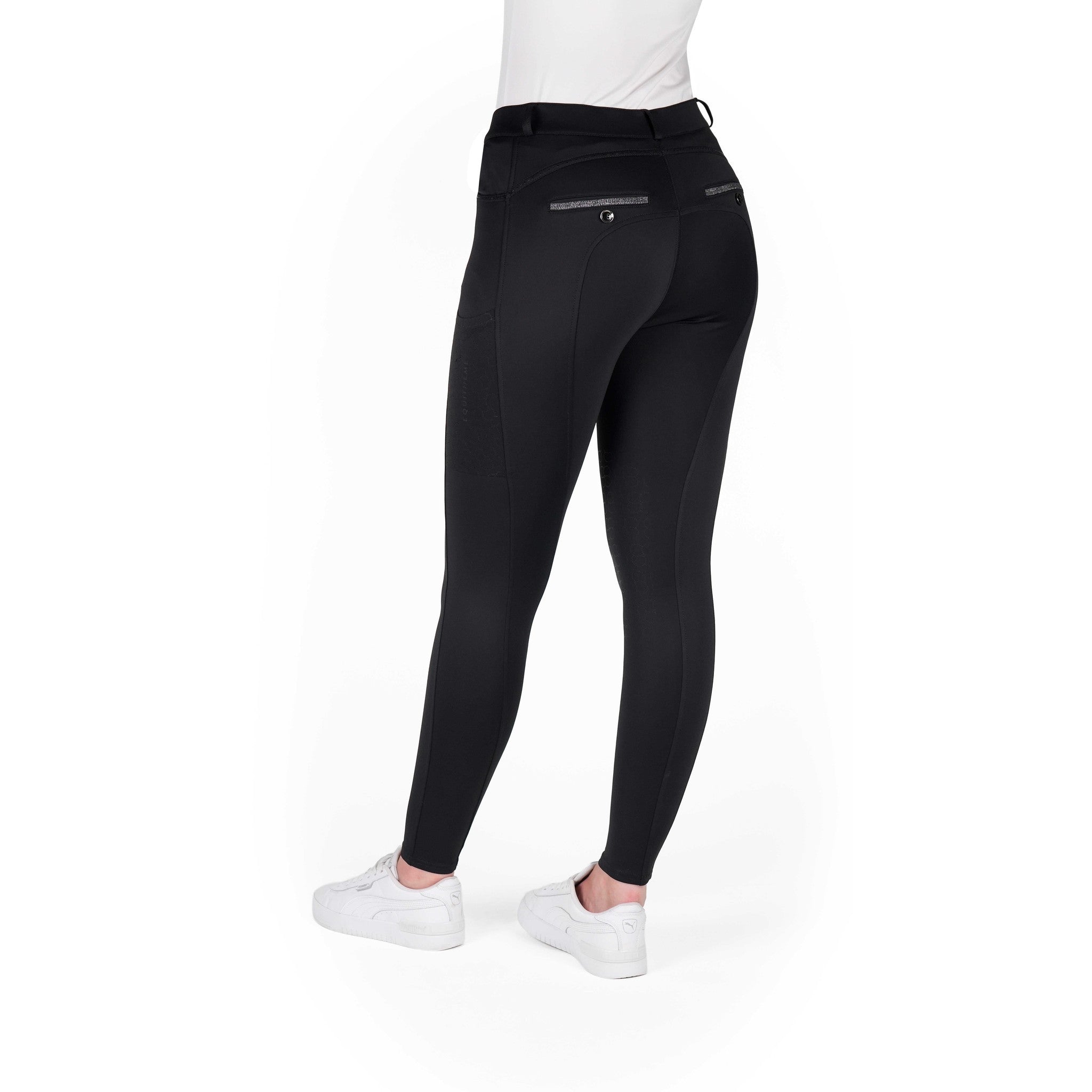 EQUITHÈME Capucine Breeches - Ladies Black 979861236