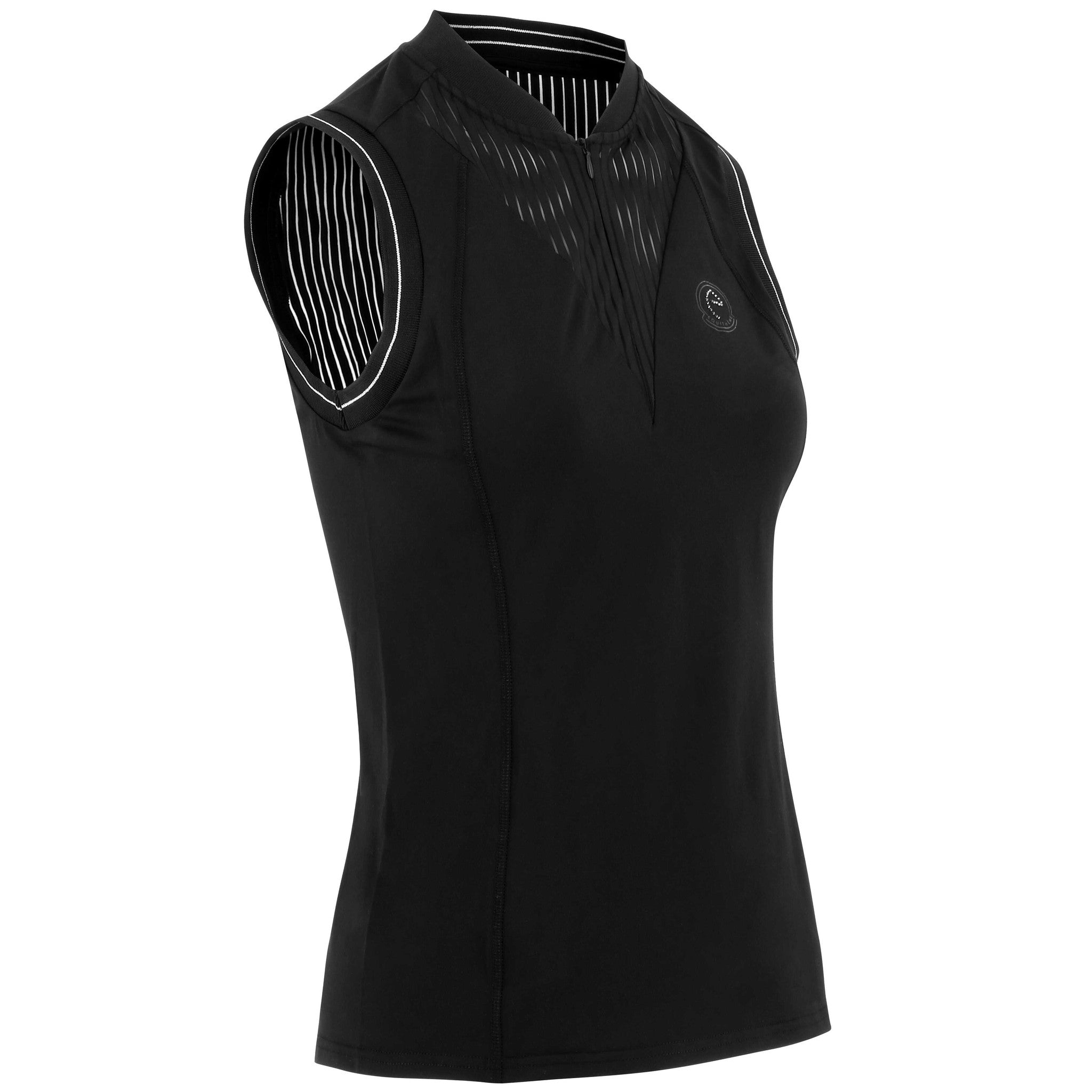 EQUITHÈME Margot Je t'aime Polo Shirt - Women - Black - 962087024_packshot_1