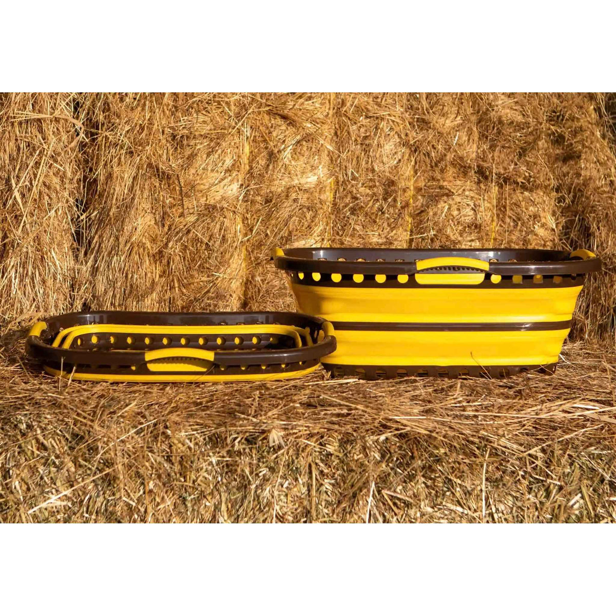 HorseWipe Pop-Up Collapsible Basket - Yellow - 704101000_ambi_2