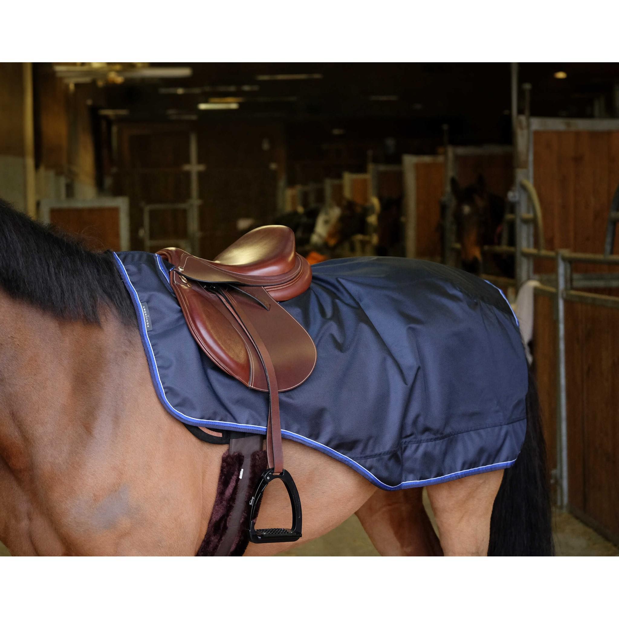 EQUITHÈME Tyrex 1680D Exercise sheet Coolmax lined Navy blue 400769155