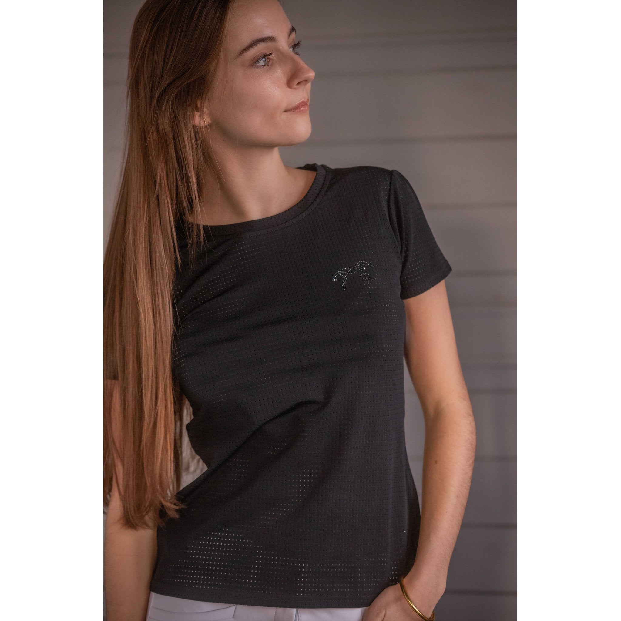 Penelope Techflo T-Shirt - Ladies Black - 963430021_ambi_3