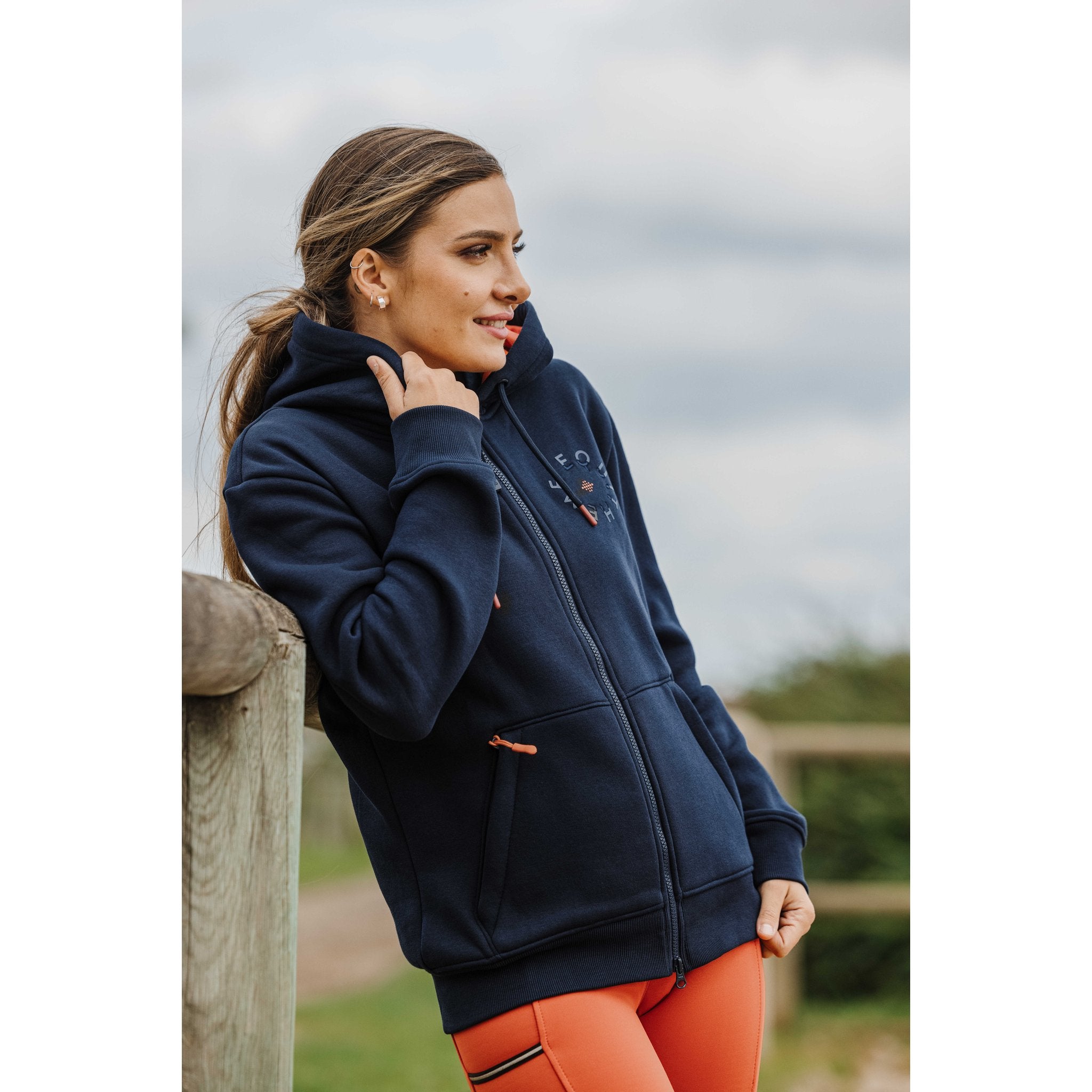 EQUITHÈME Originals Gabriel Sweatshirt - Adult - Navy blue - 963218072_ambi_1