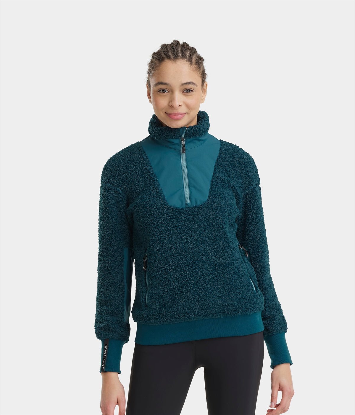 Horse Pilot Sherpa Jacket Women - Navy