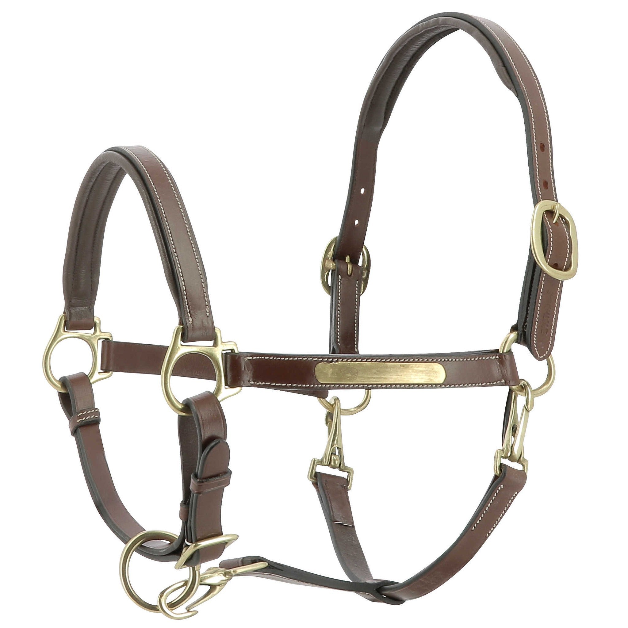 Eric Thomas Pro leather grooming head collar Havana 307500218
