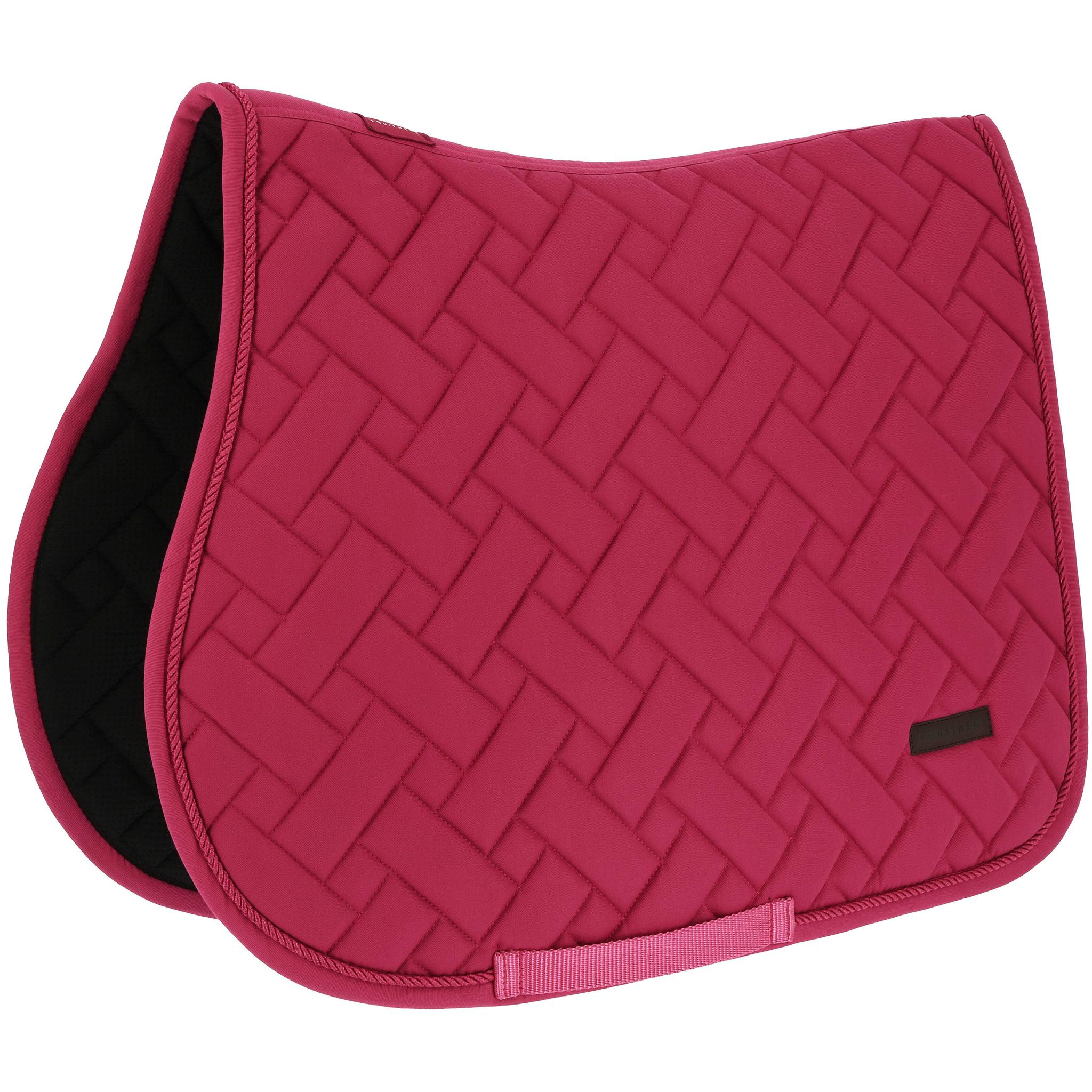 EQUITHÈME Starlet All-Purpose Saddle Pad Red - 204027003_packshot_1
