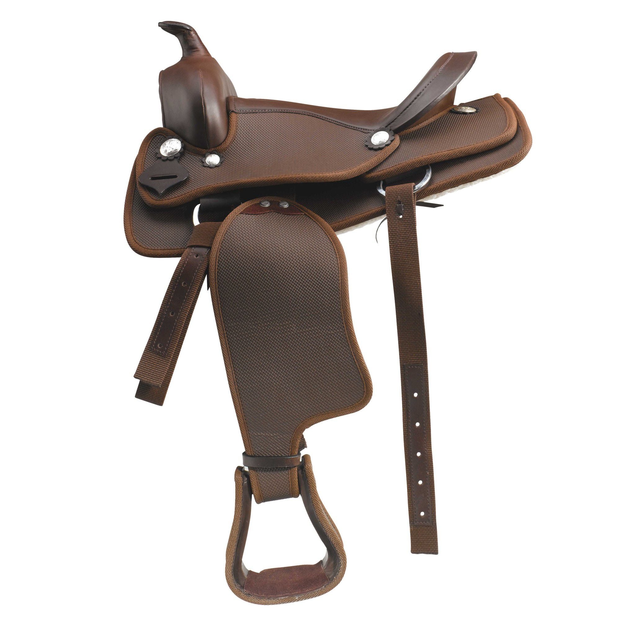 Westride synthetic western saddle Brown 800259004