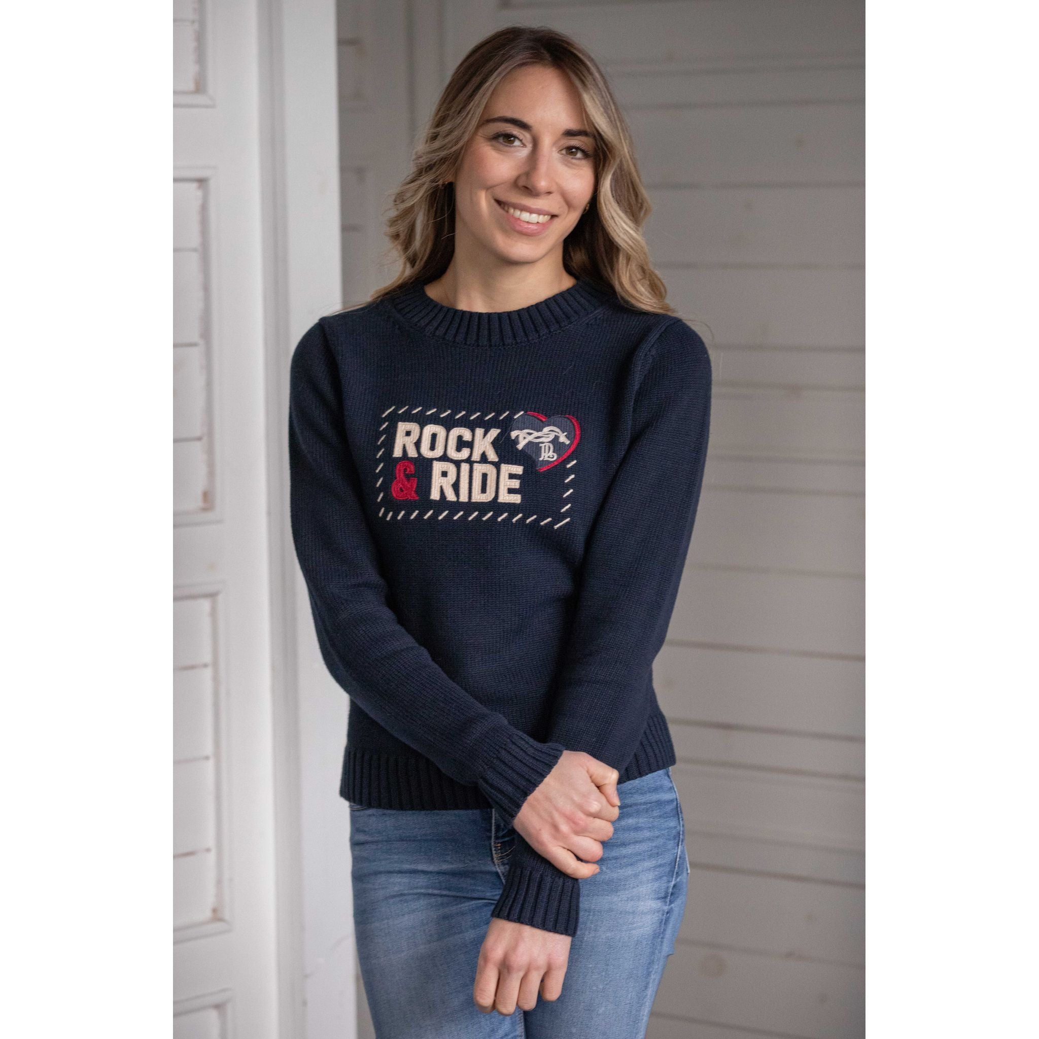 Penelope Florida Sweater - Women Navy blue - 966002071_ambi_1