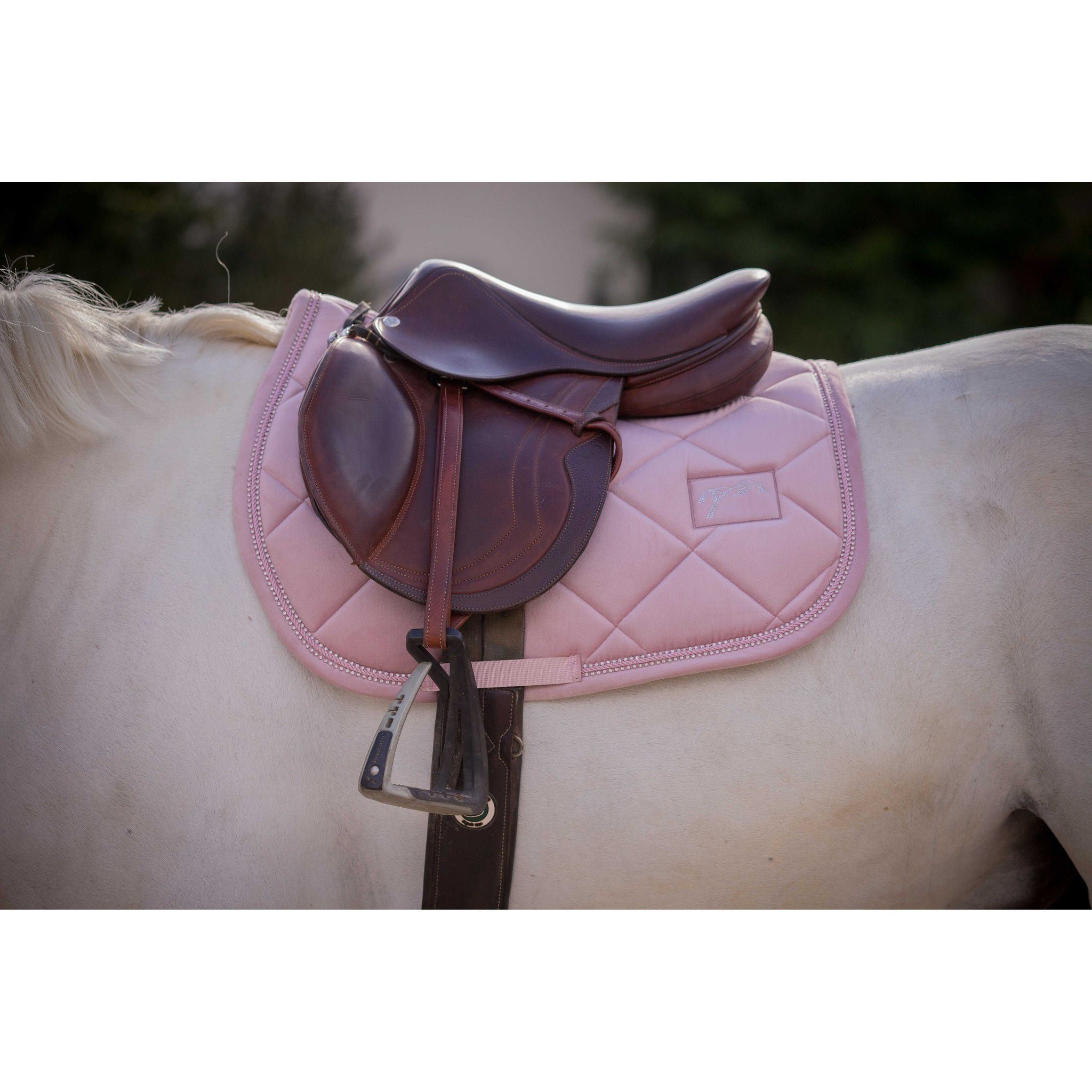 Eden by Pénélope New Strass Saddle pad - All purpose Light pink 204842016