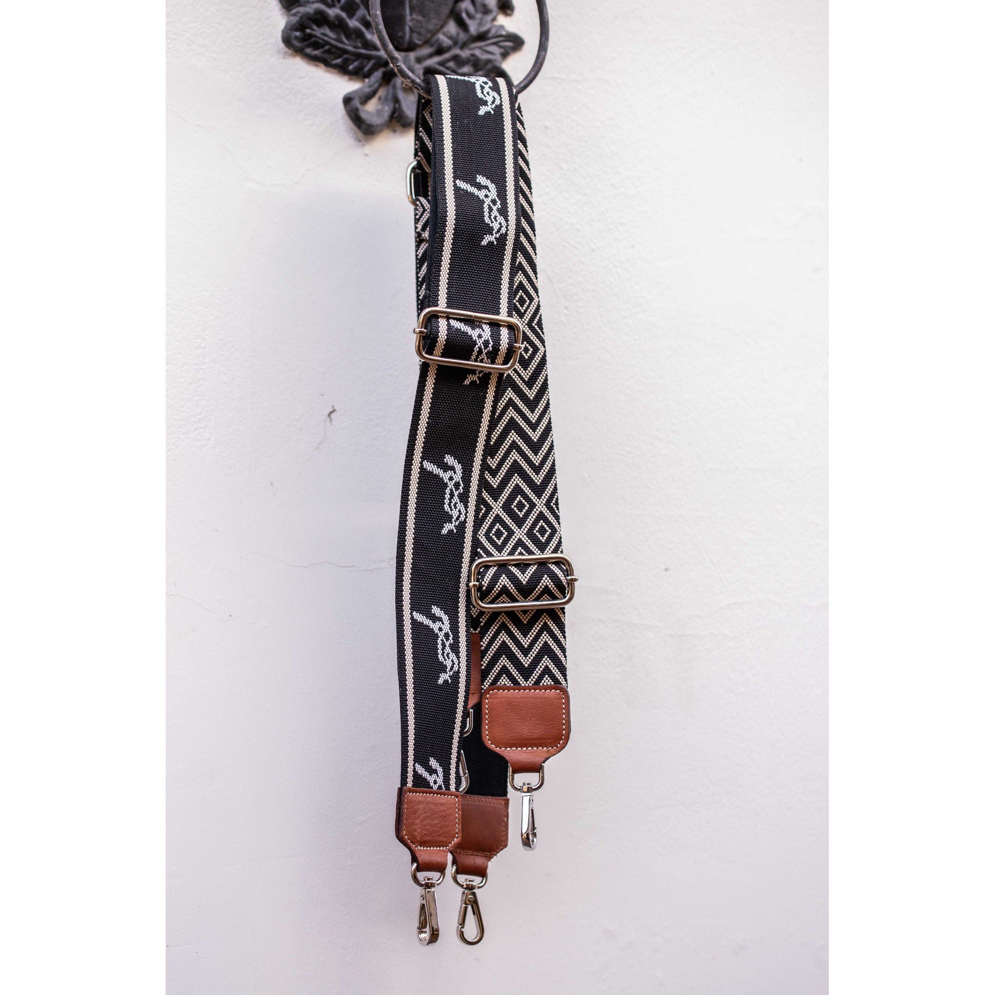 Pénélope Logo Shoulder strap Black/ecru 936015002