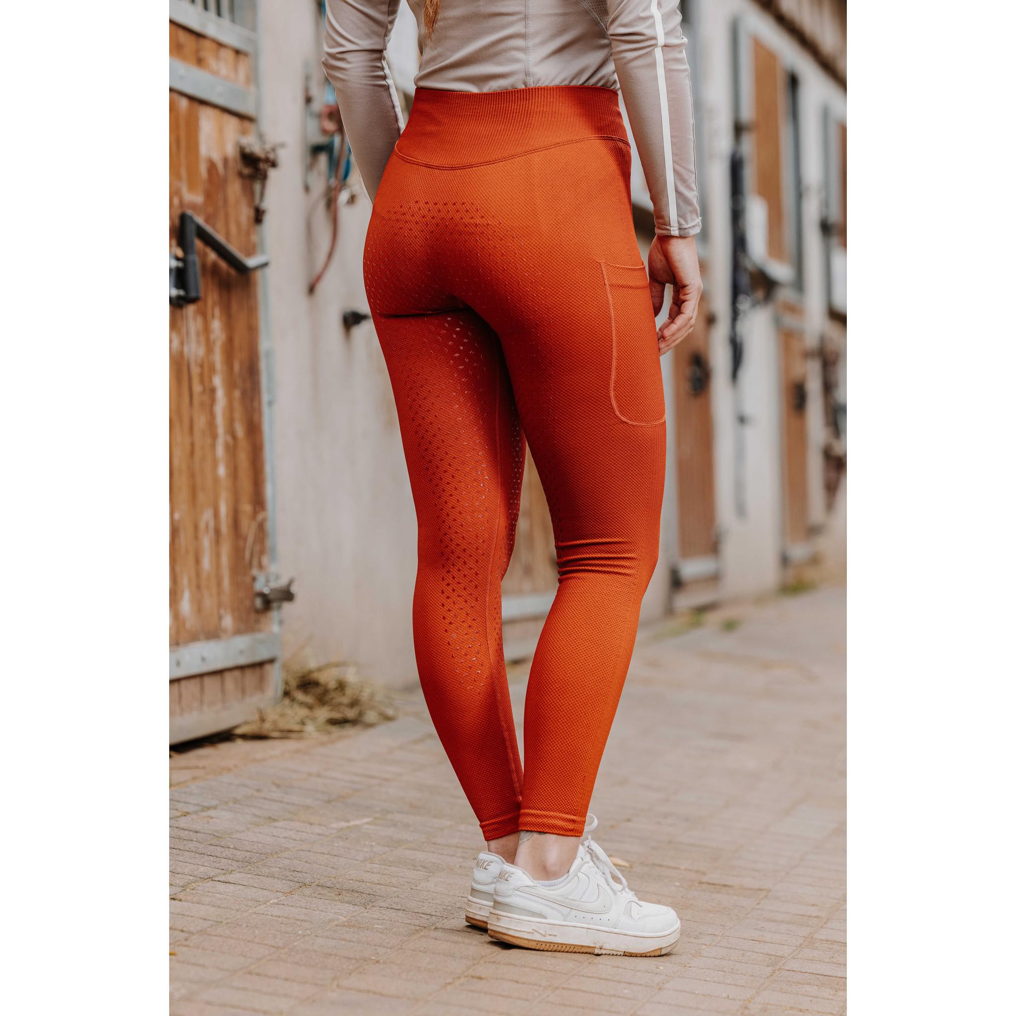 EQUITHÈME Acacia Leggings - Ladies Orange 979164031