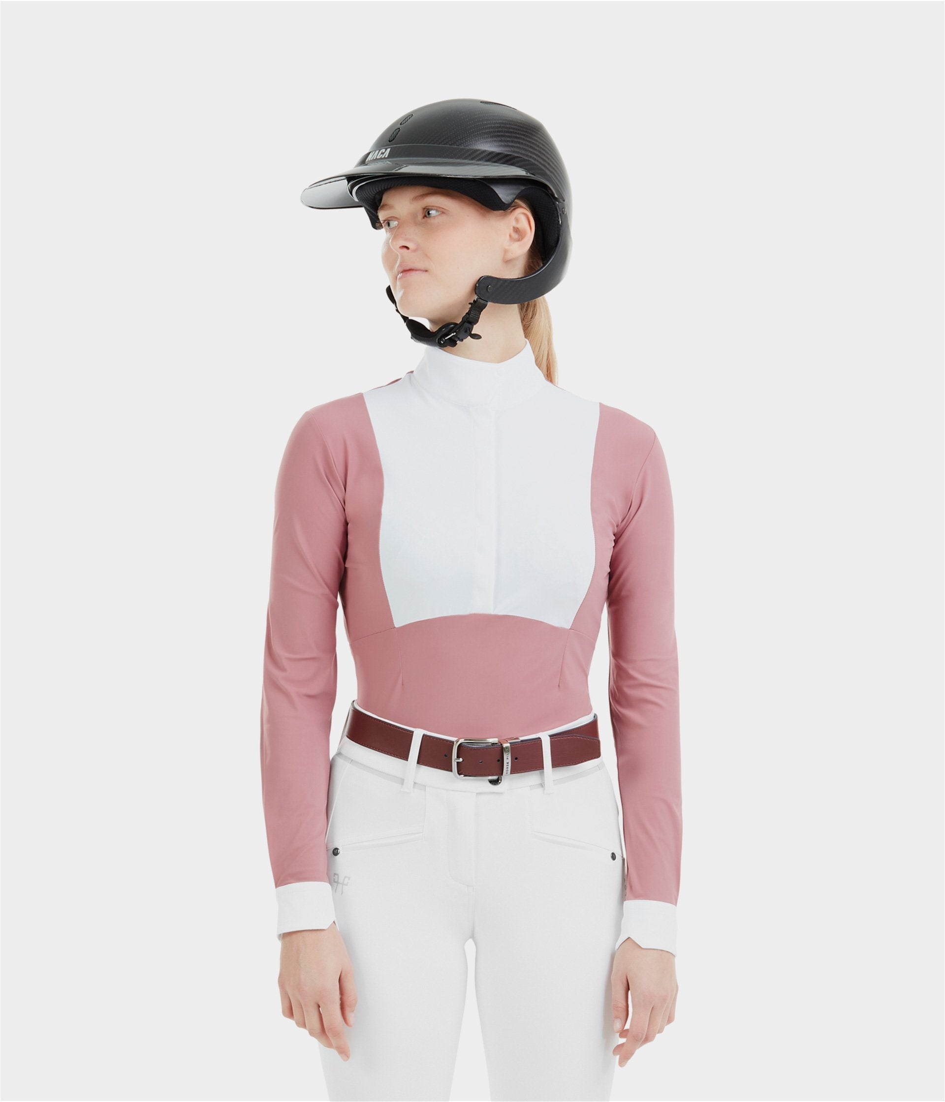 Horse Pilot Monica Shirt LS Women - Mesa Pink