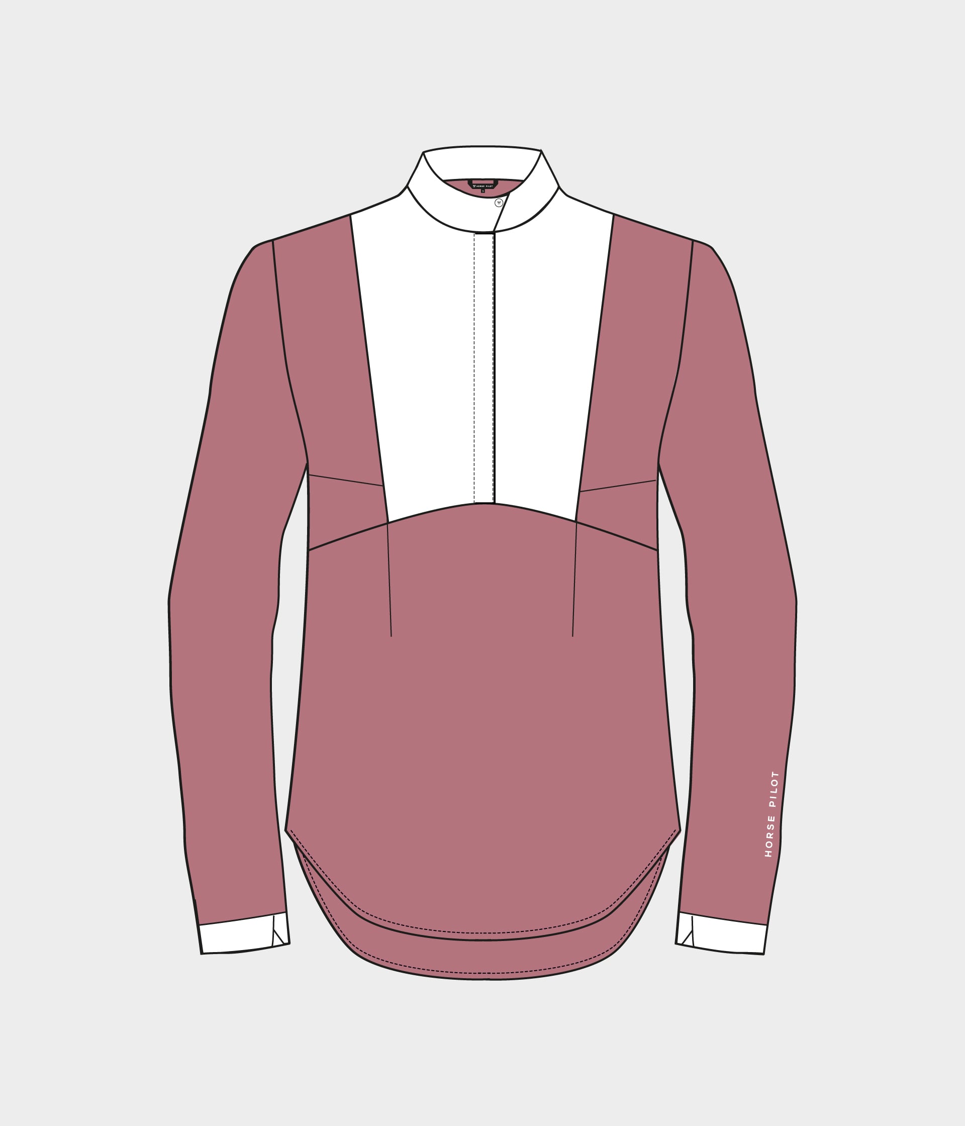 Horse Pilot Monica Shirt LS Women - Mesa Pink