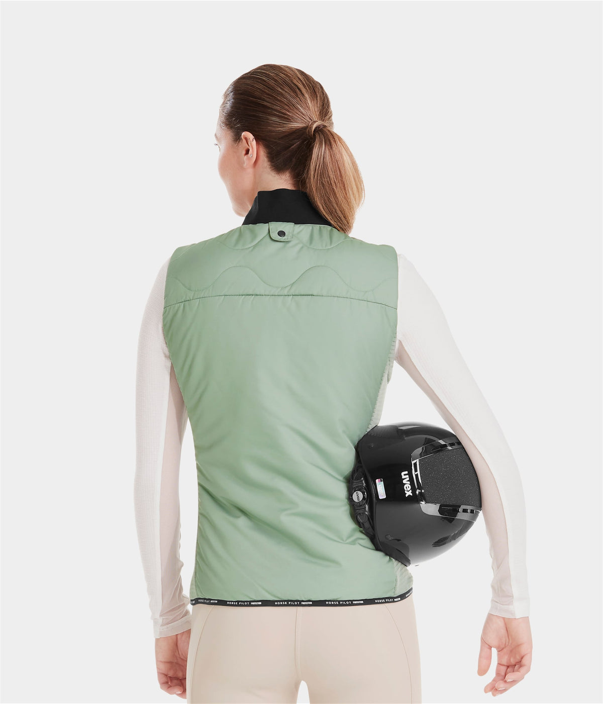 Horse Pilot Rider Vest Women - Smooth Green