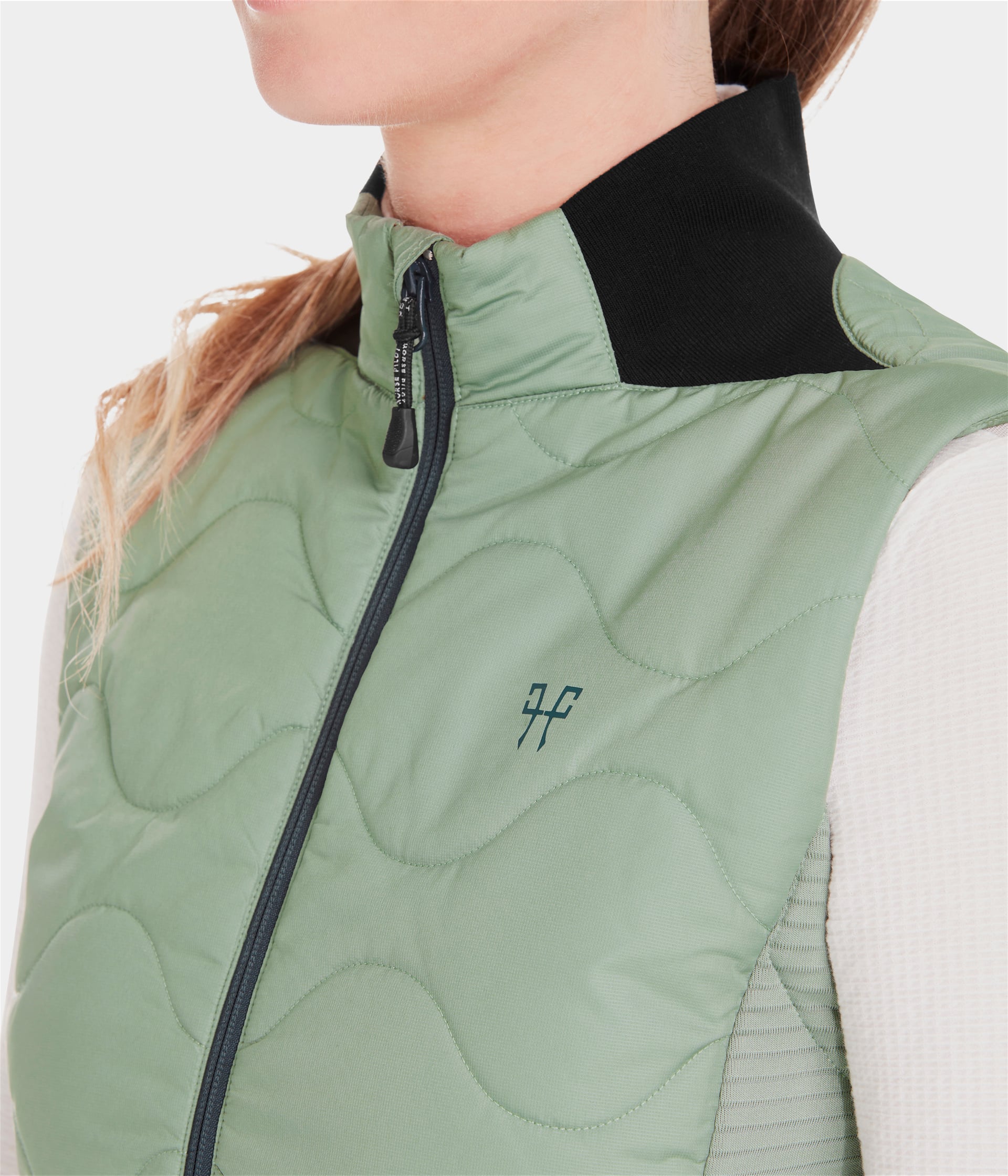 Horse Pilot Rider Vest Women - Smooth Green