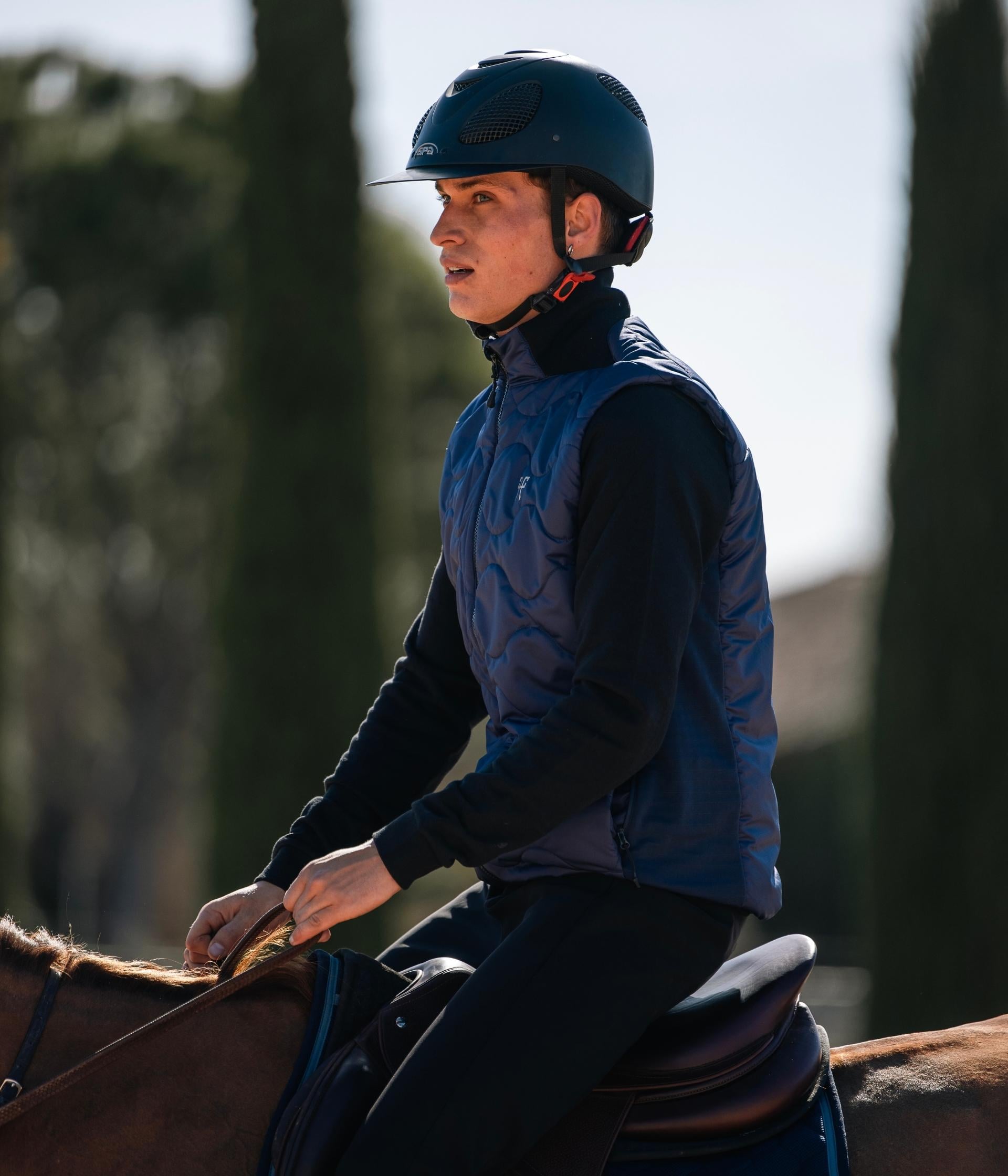 HORSE PILOT Rider Vest Men - Latte