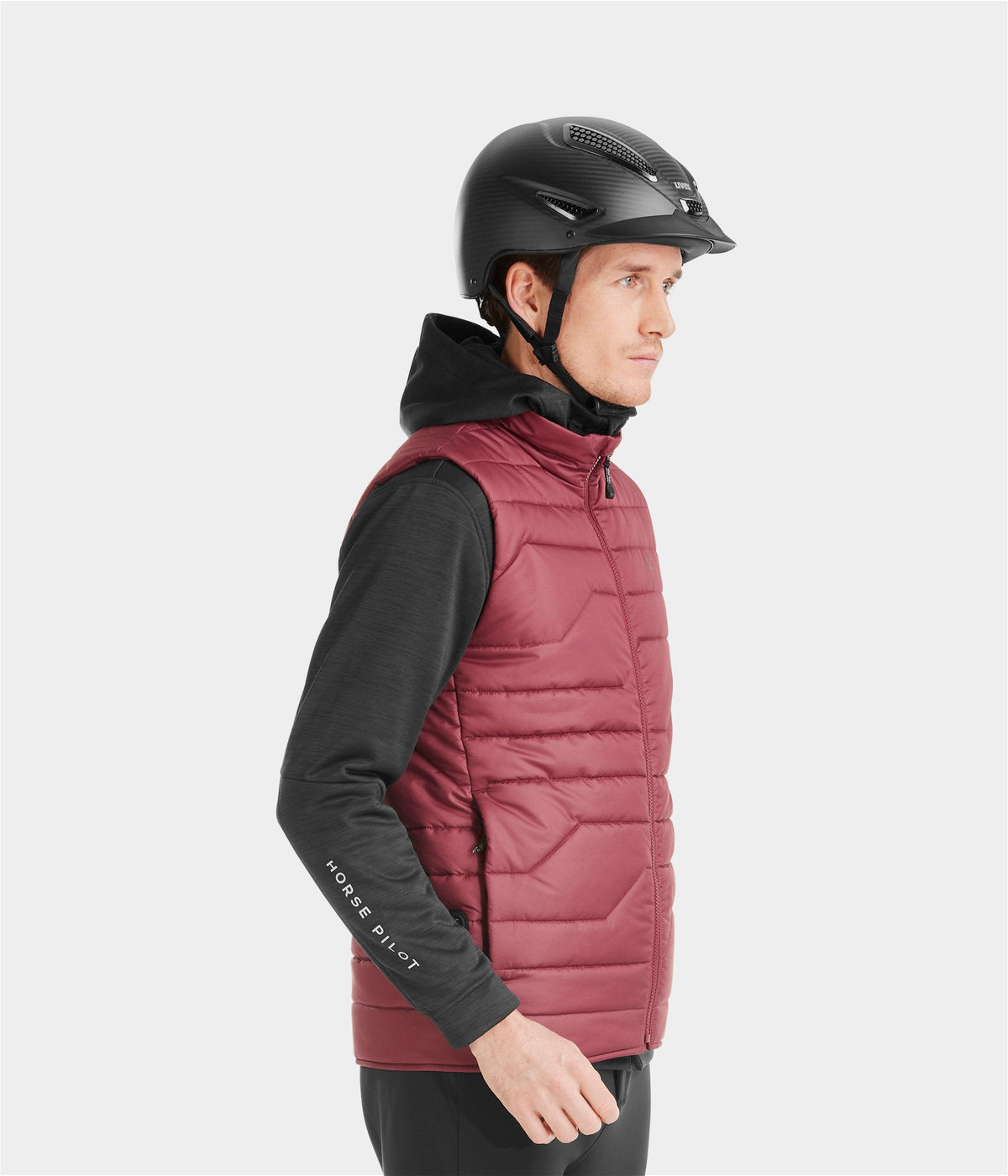 Horse Pilot E-Kelvin Vest Men - Dark Red