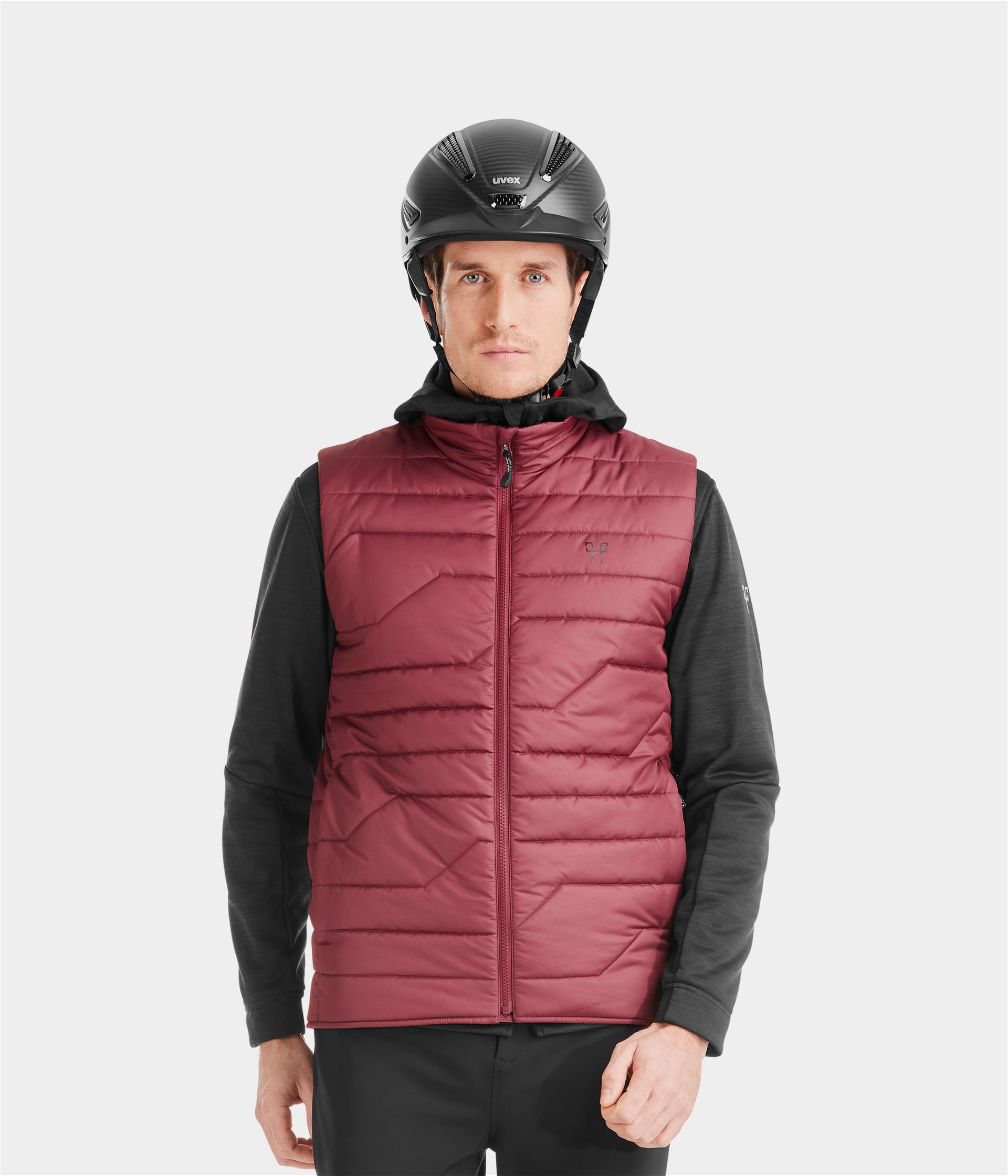 Horse Pilot E-Kelvin Vest Men - Dark Red