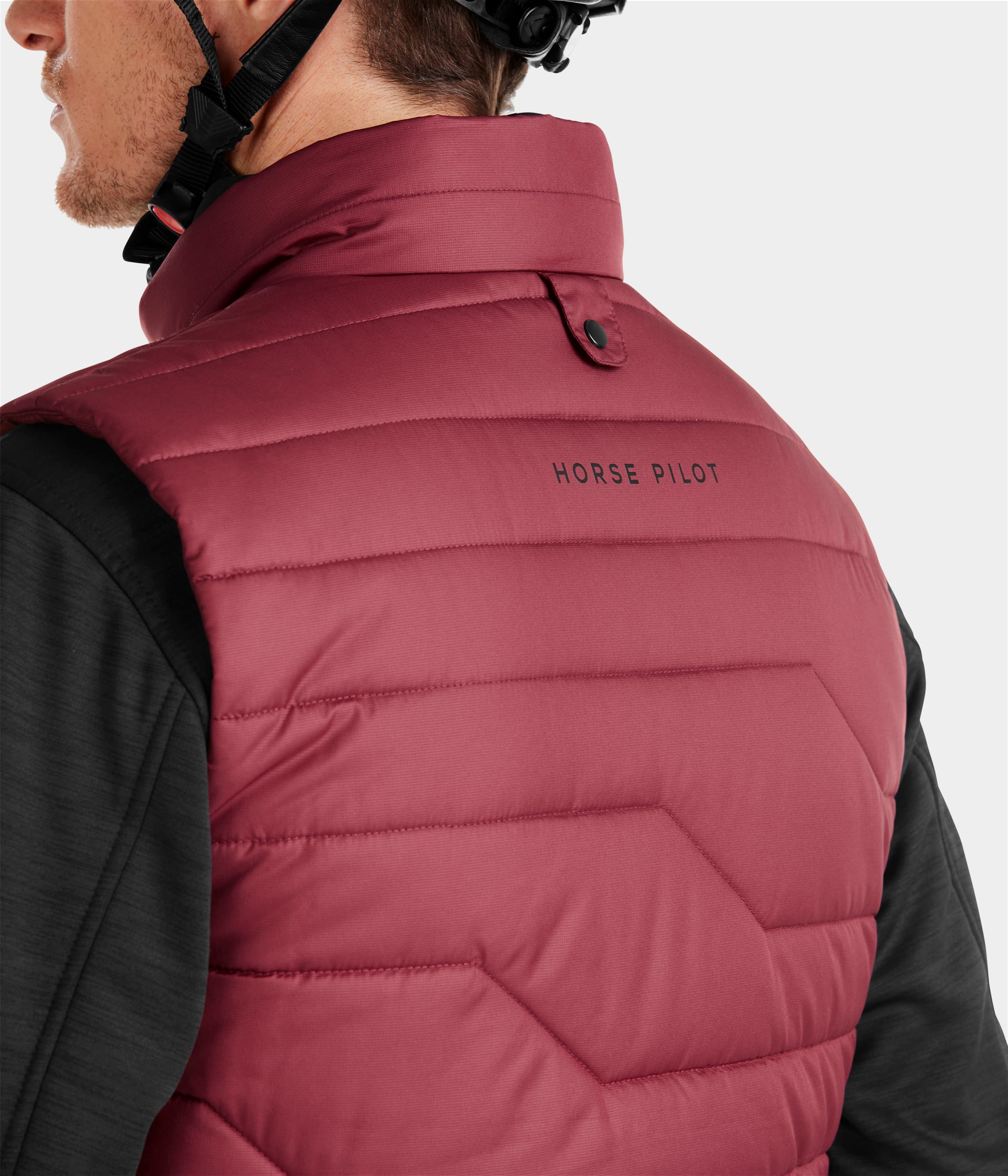 HORSE PILOT E-Kelvin Vest Men - Dark Red