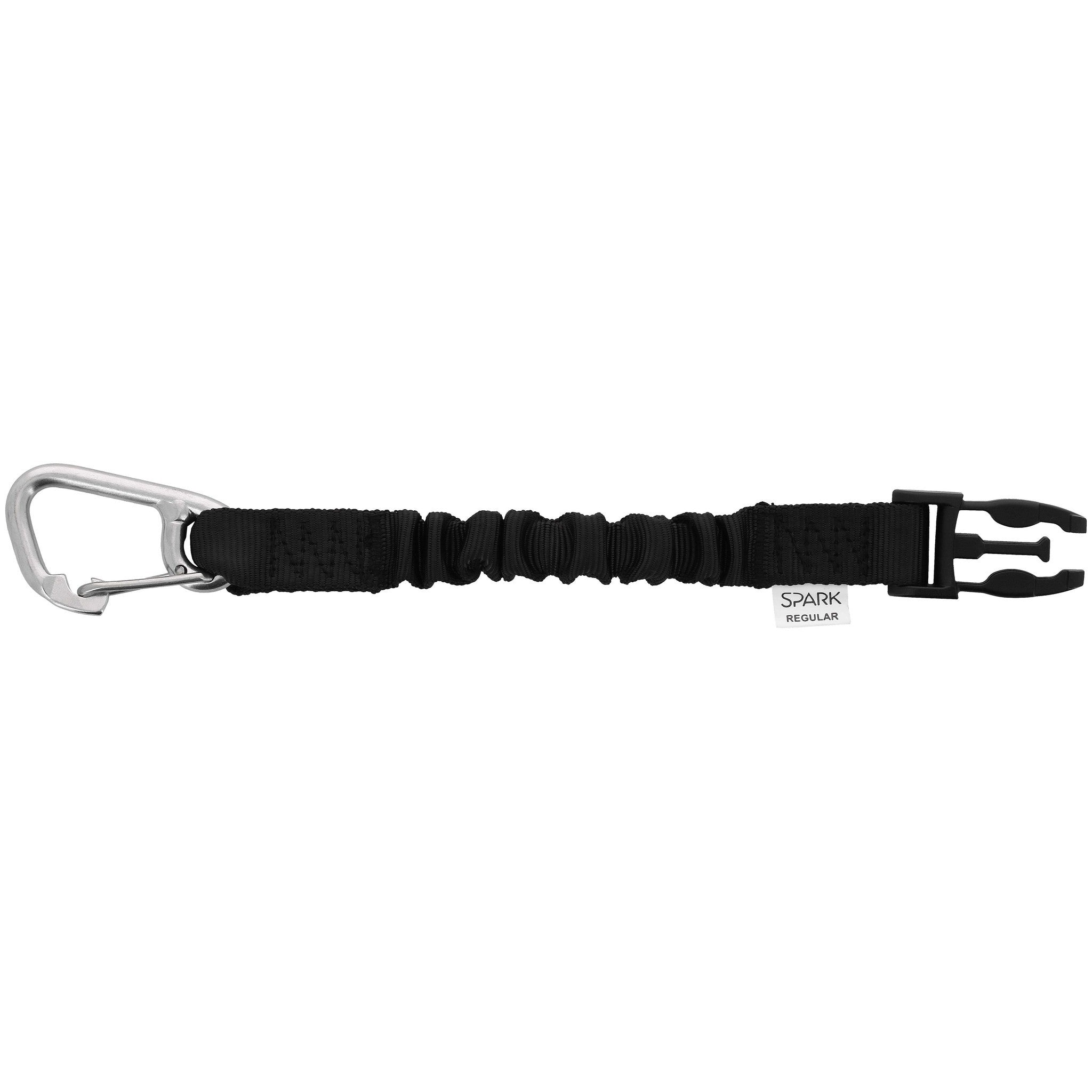 Spark Hippodrome and Manège Airbag Vest Attachment Cord with Carabiner Black 250228