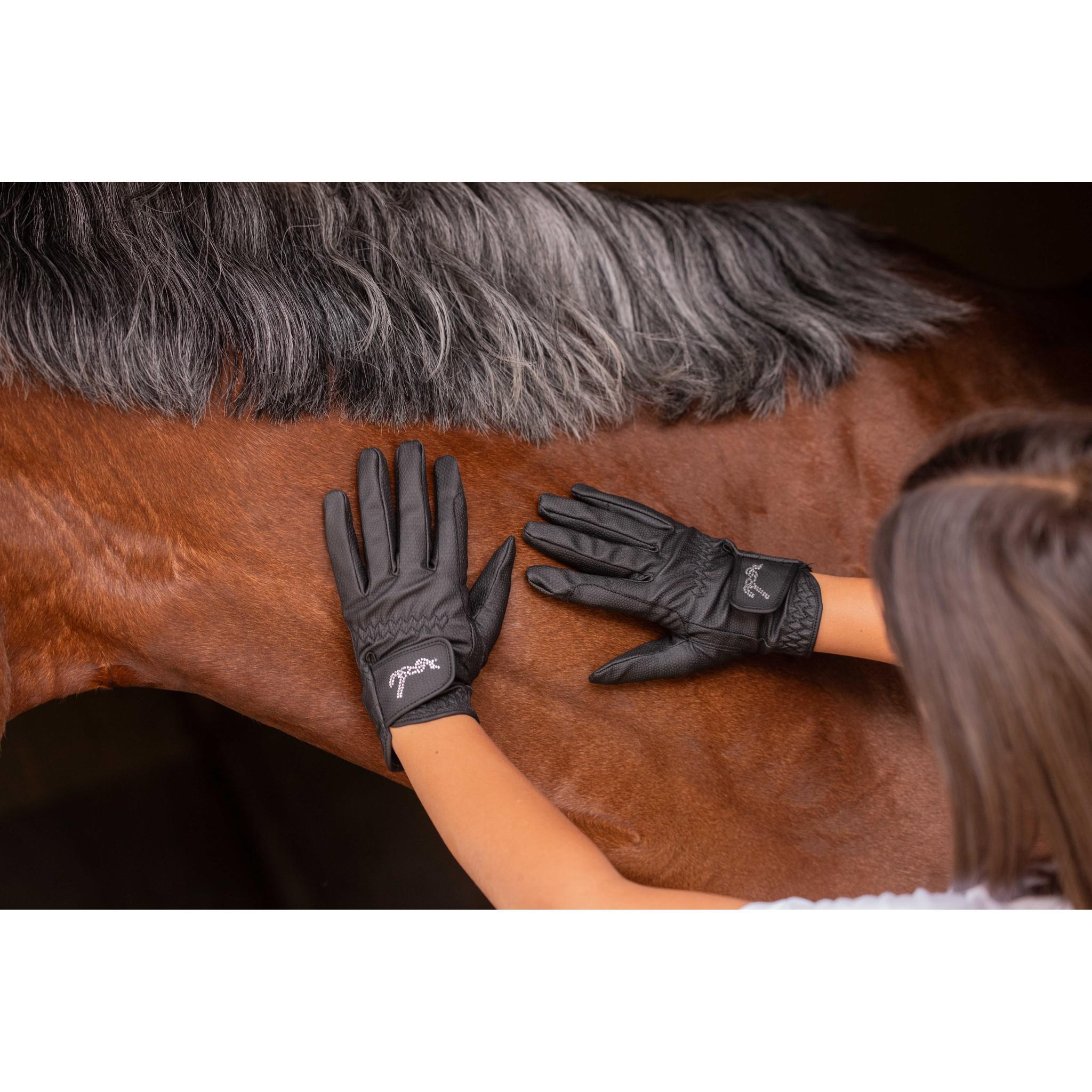 Eden by Pénélope Prisma Gloves - Children Black 980652255