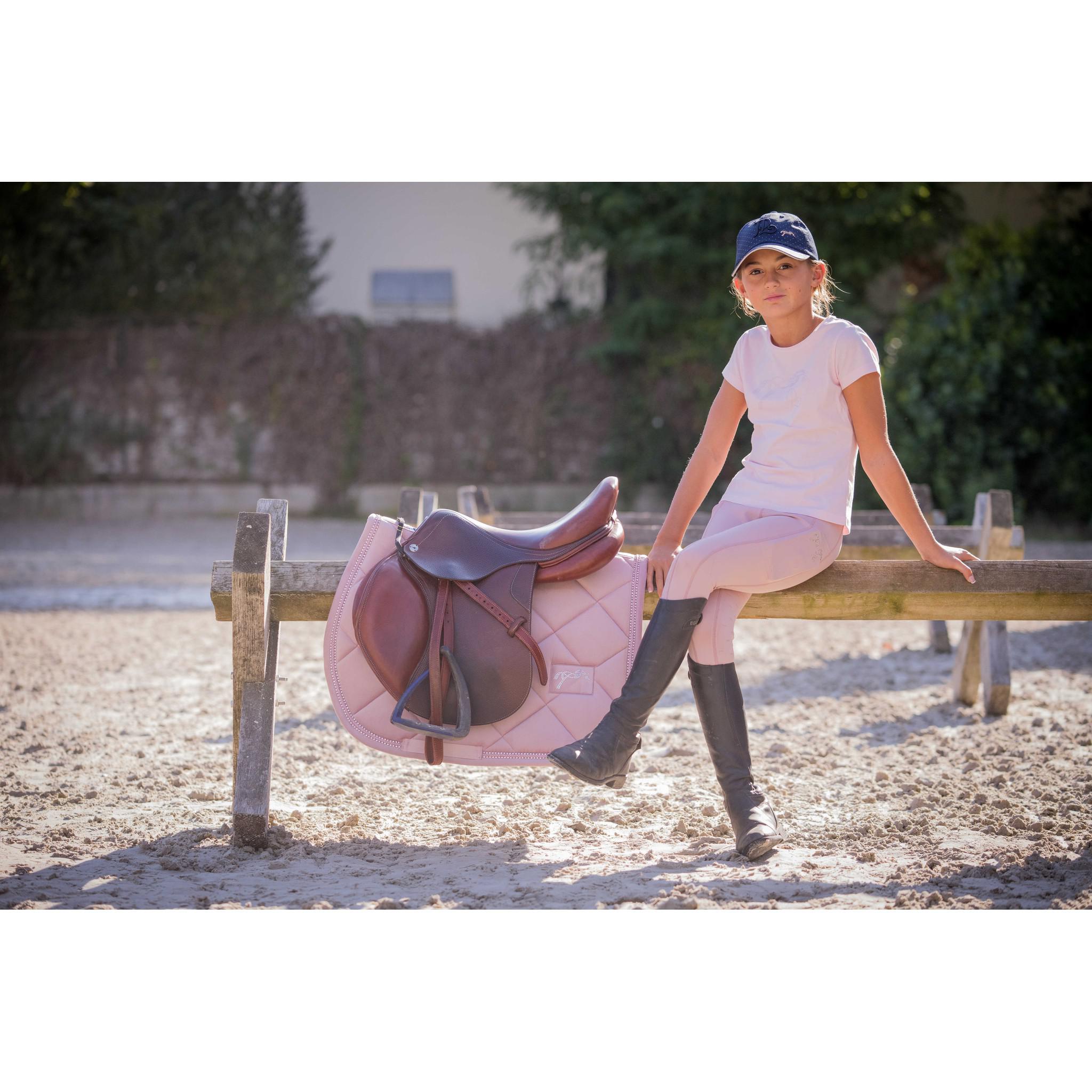 Eden by Pénélope New Strass Saddle pad - All purpose Light pink 204842016