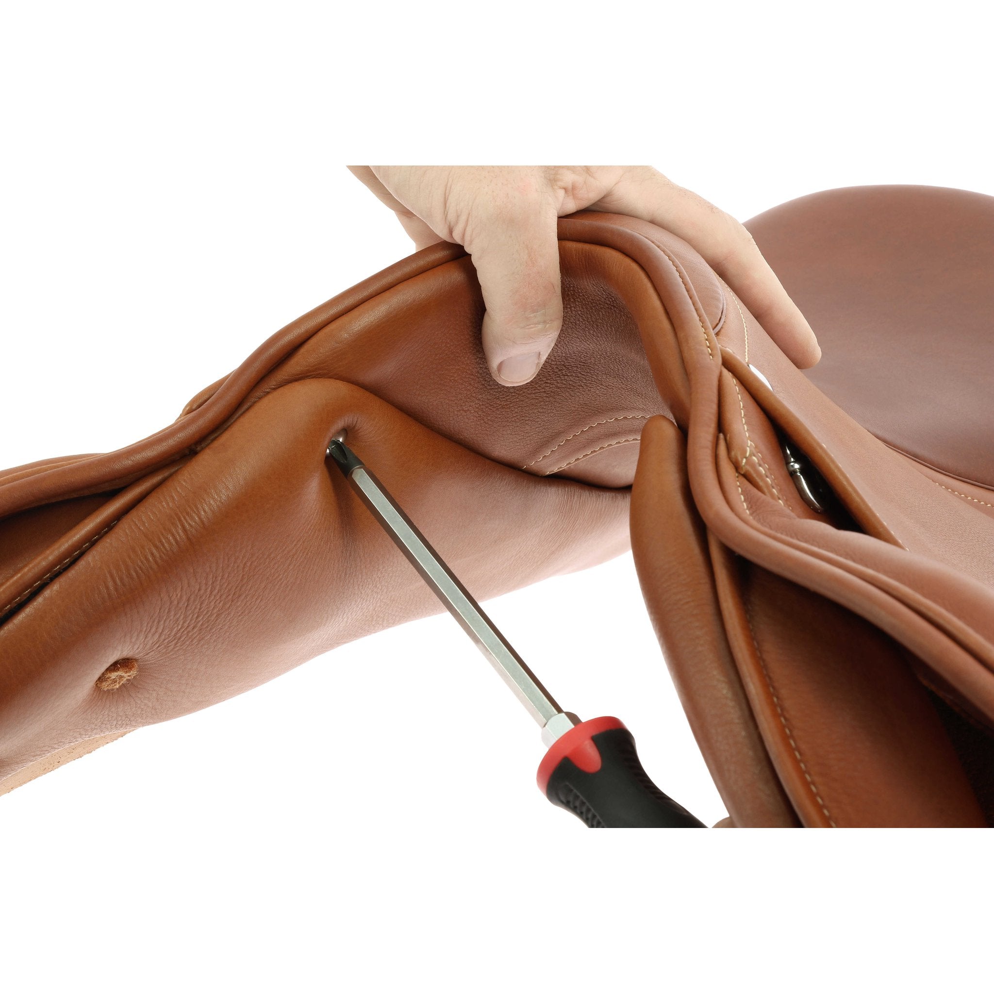 Interchangeable Gullet for Evolution GRAND PRIX Saddle - ERIC THOMAS Red - 702114001_zoom_7