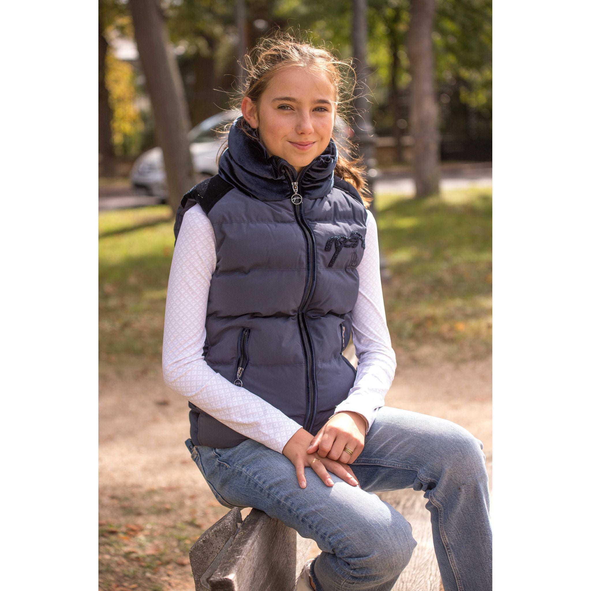 Penelope Sonia Women's Puffer Vest Navy blue - 978819070_ambi_1